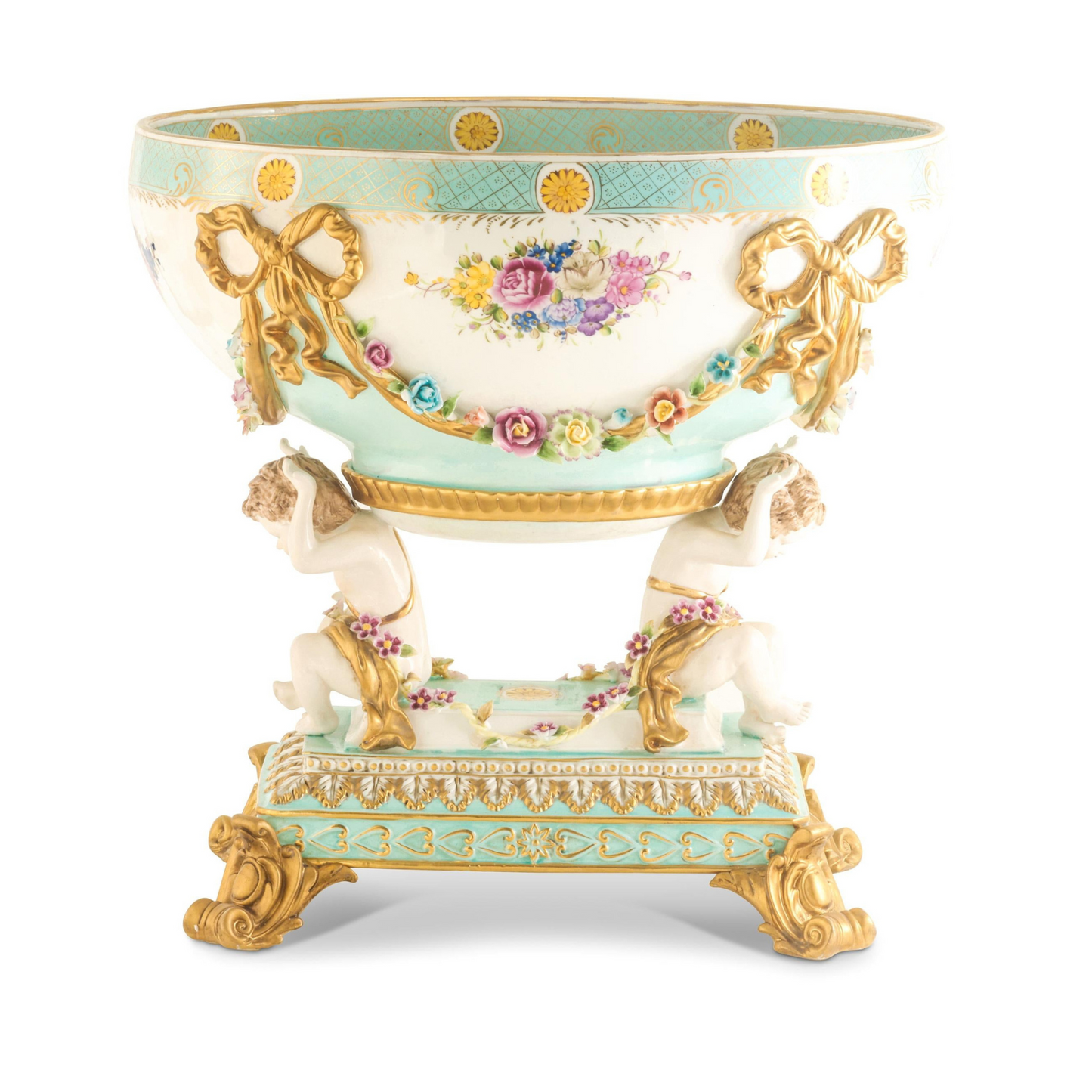 Porcelain Cherub Bowl