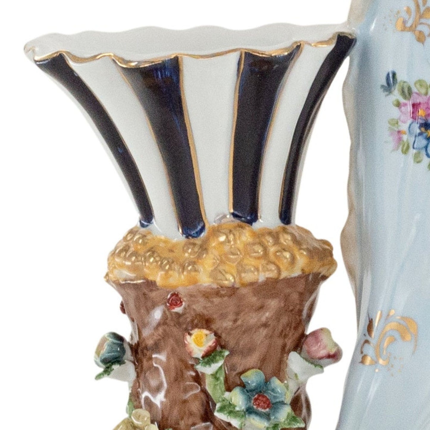 Florero de estatuilla de señora