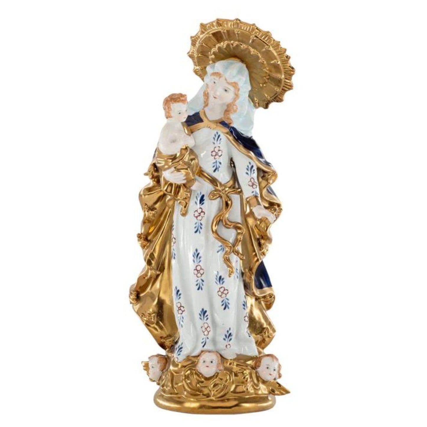 Mary and Child Porcelain Figurine