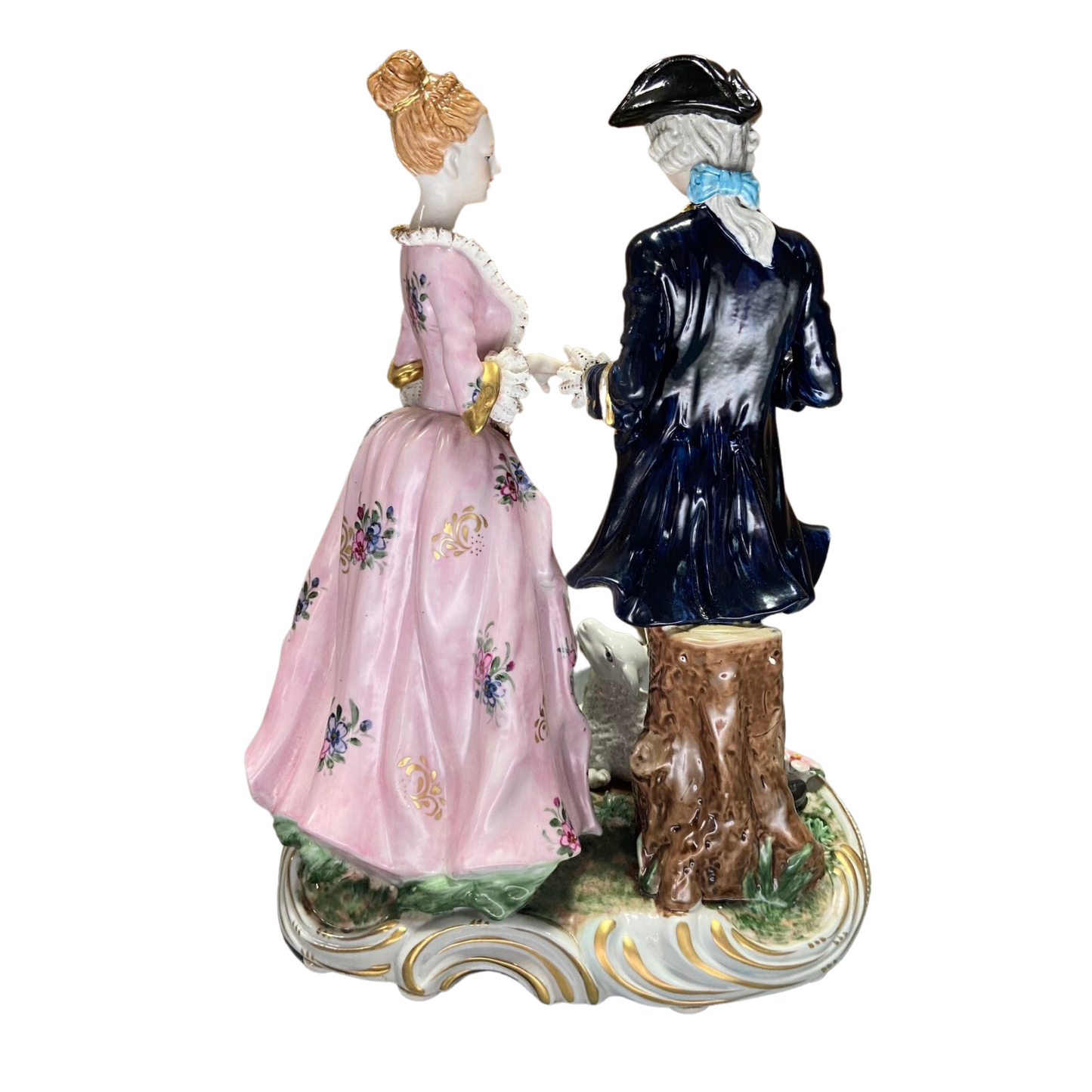The Courtship Porcelain Figurine