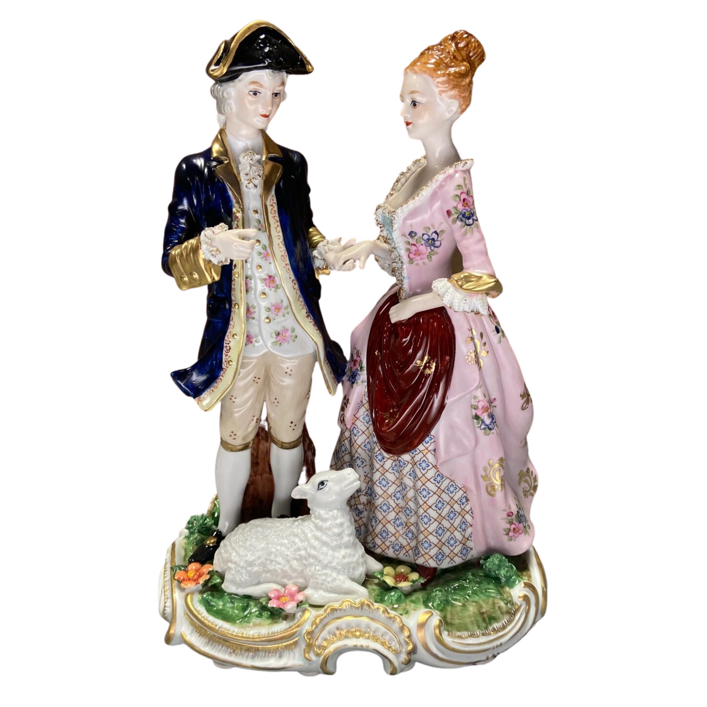 Courtship Porcelain Figurine