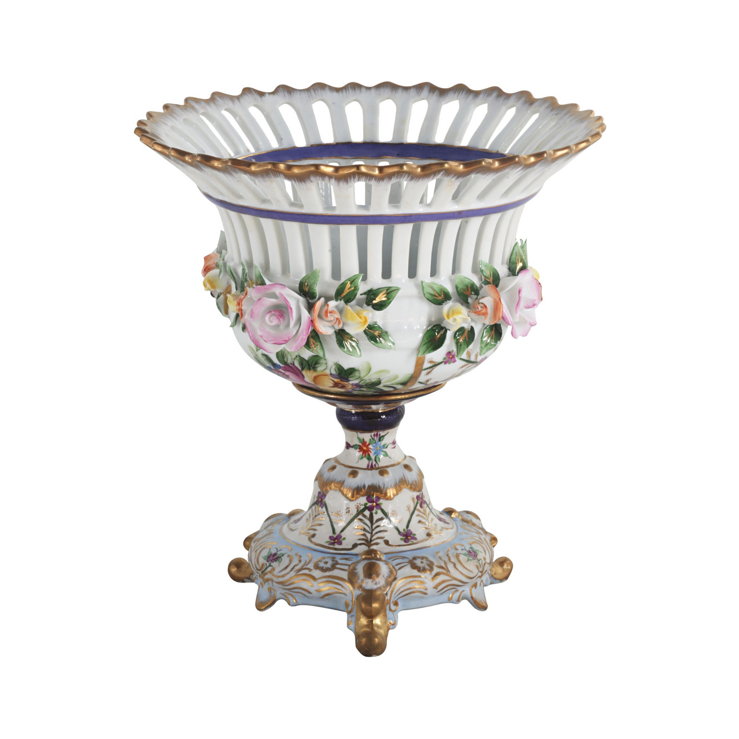 White Floral Bowl