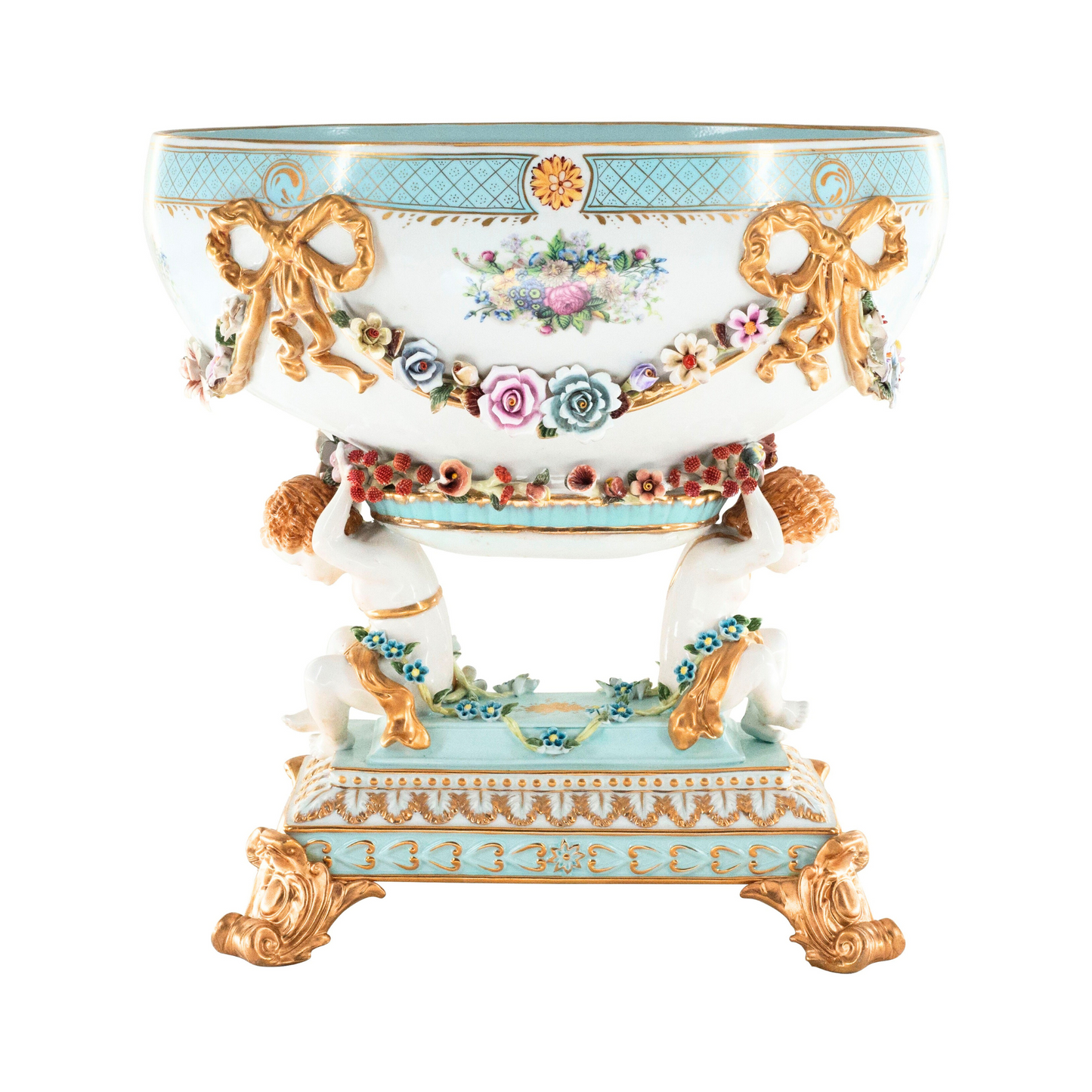 Porcelain Cherub Bowl