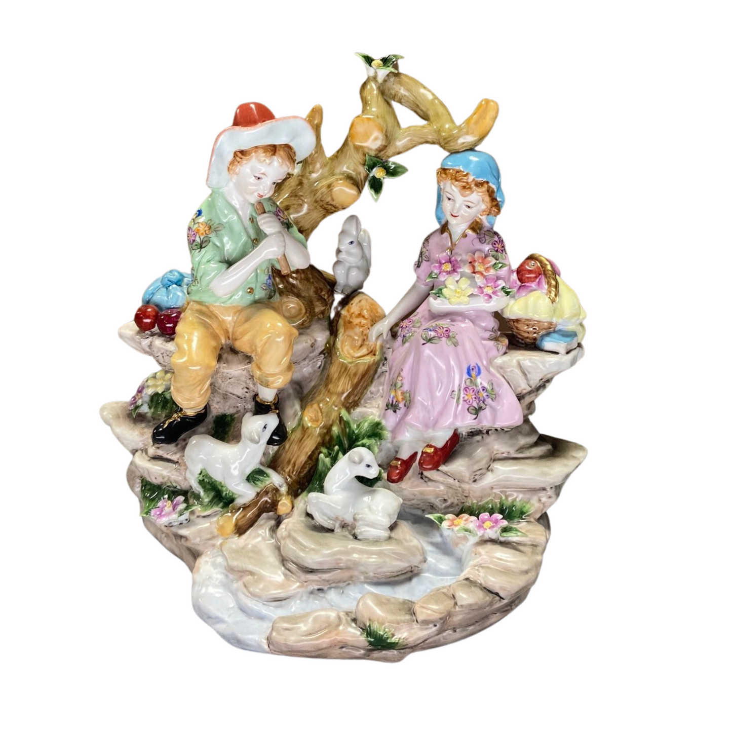 Shepherd Porcelain Figurine