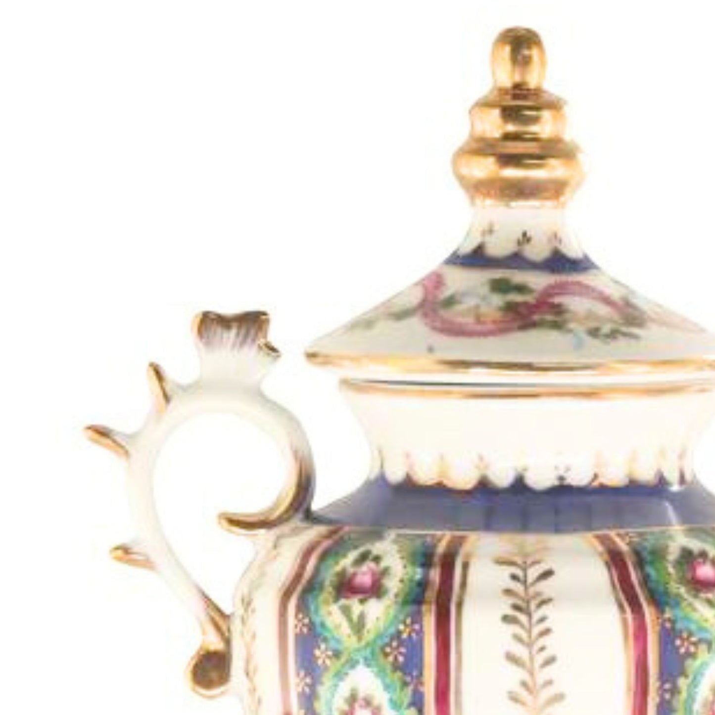Small Covered Porcelain Jar
