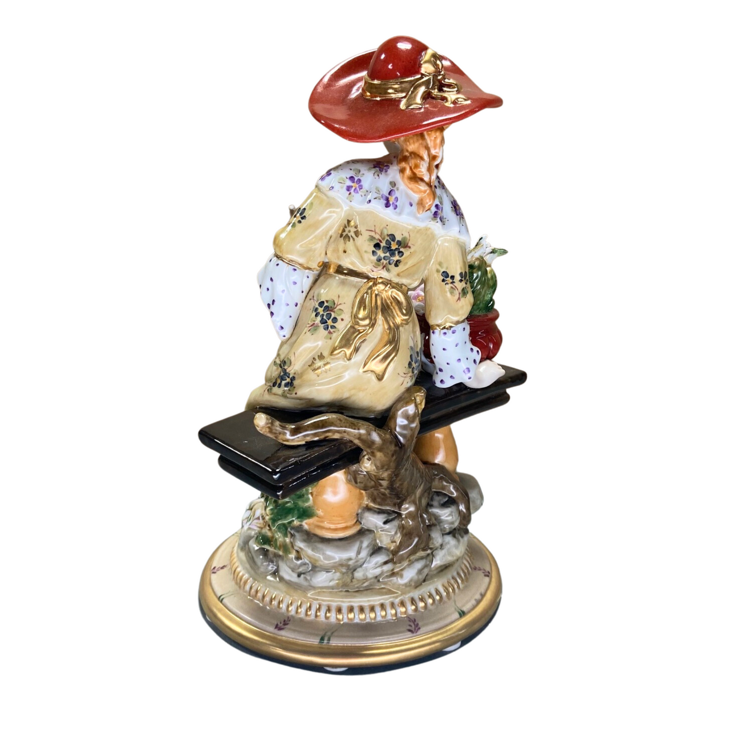 Hand-painted Porcelain Lady Figurine