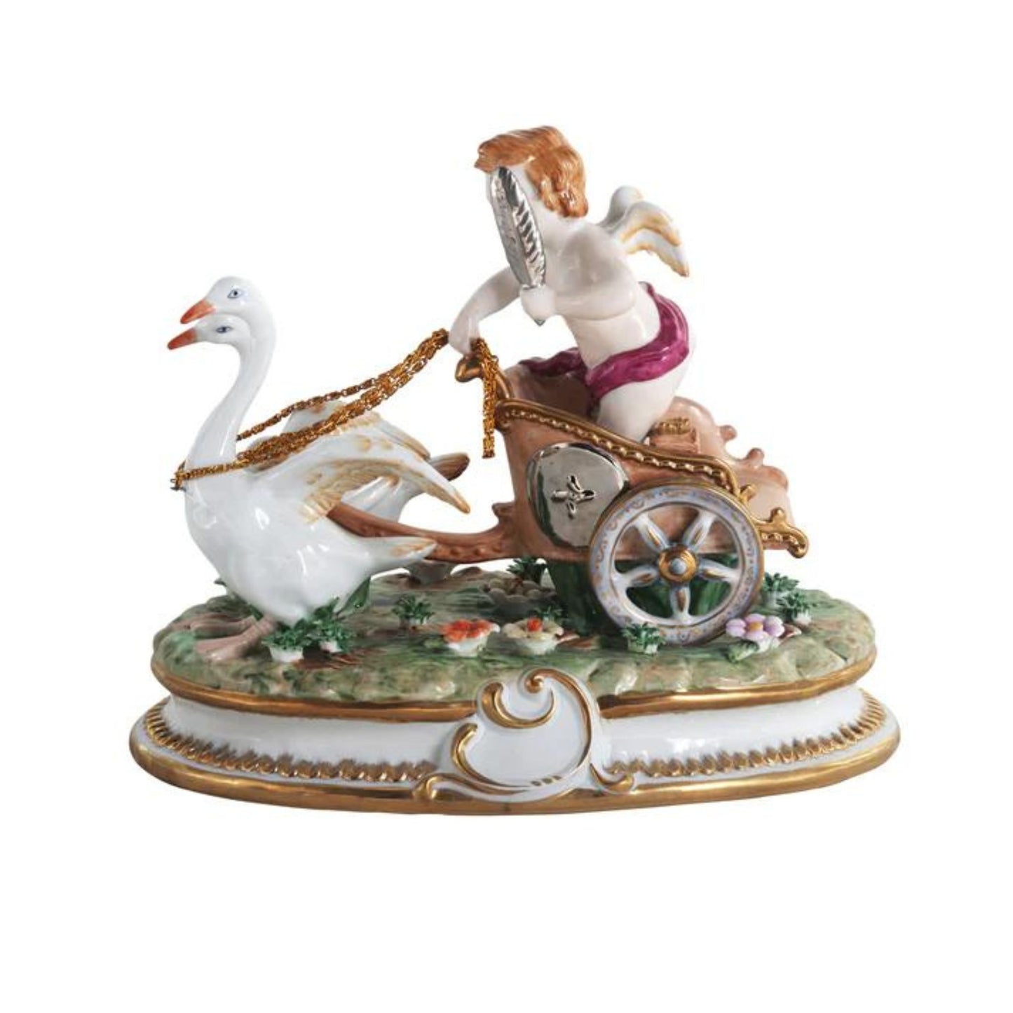 Goose Carriage with Cherubs