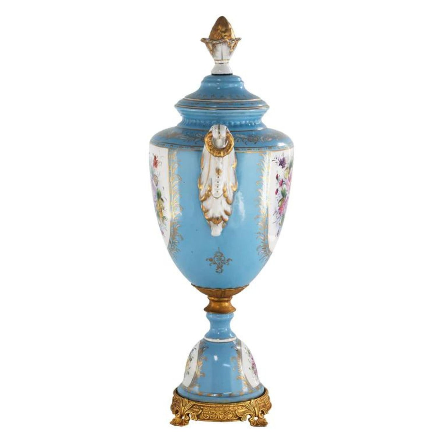 Tarro Floral Barroco Porcelana