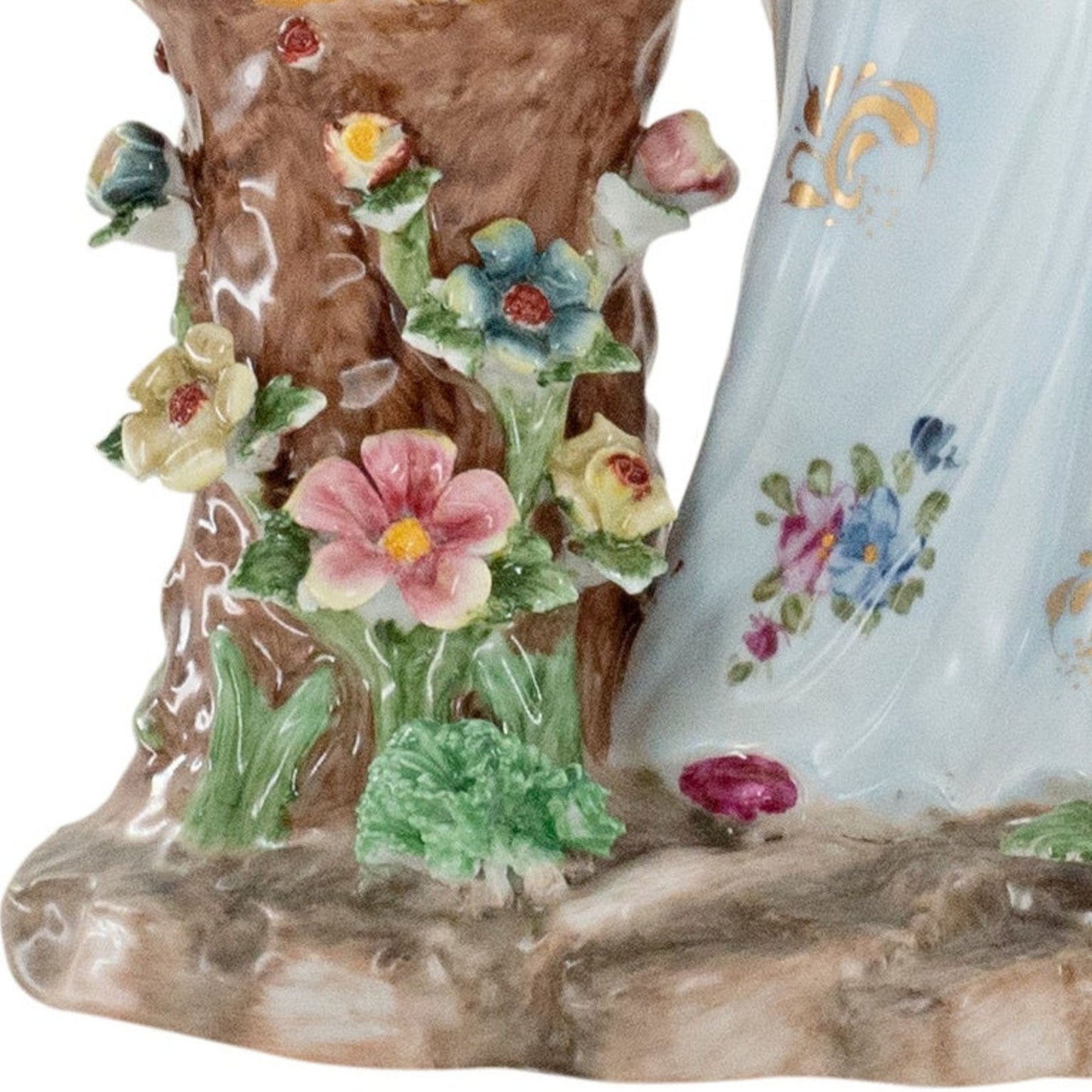 Florero de estatuilla de señora