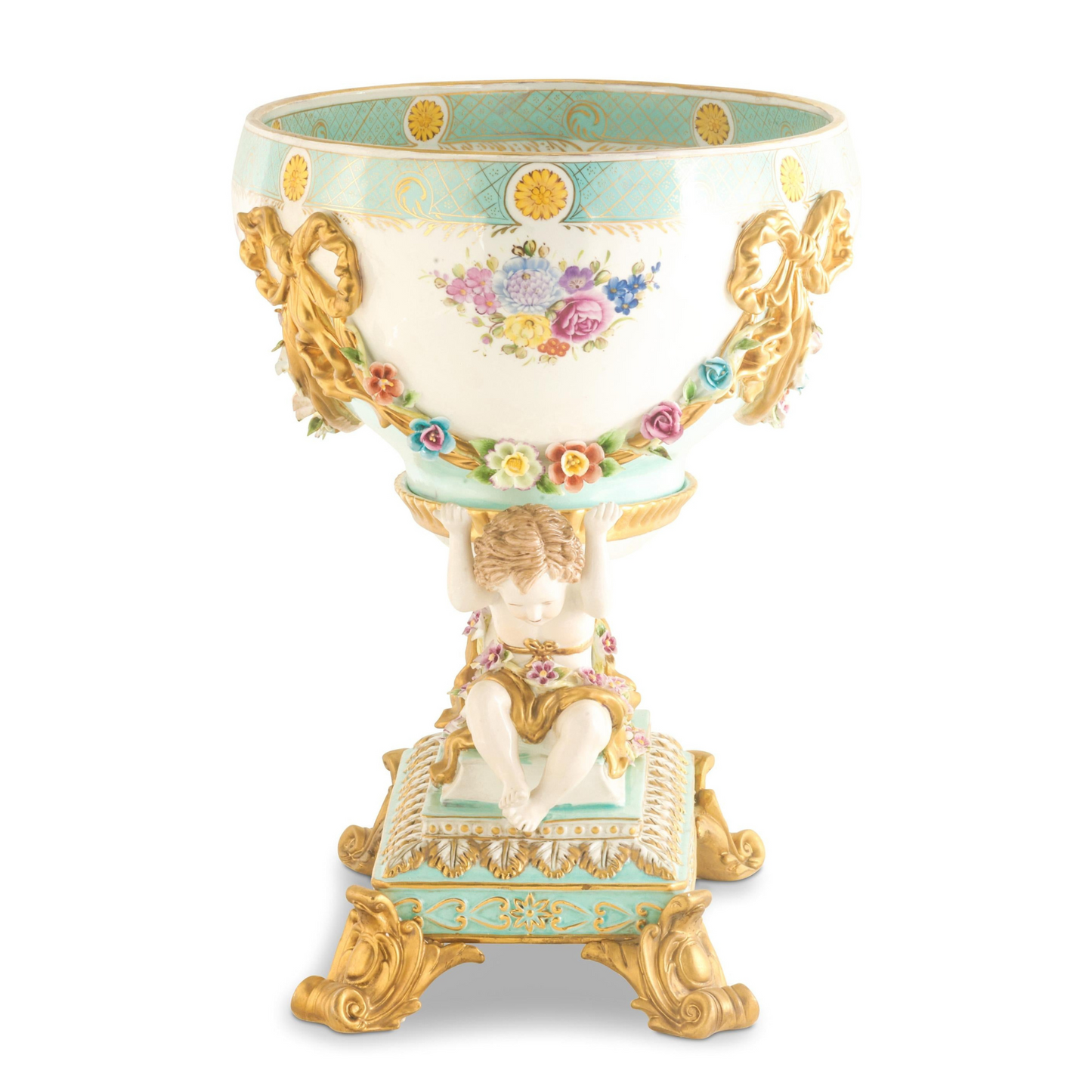 Porcelain Cherub Bowl