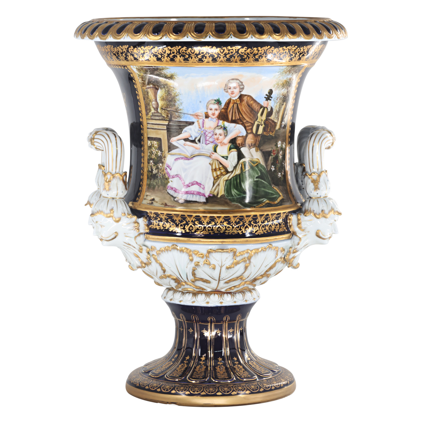 Large Rococo Krater Pot