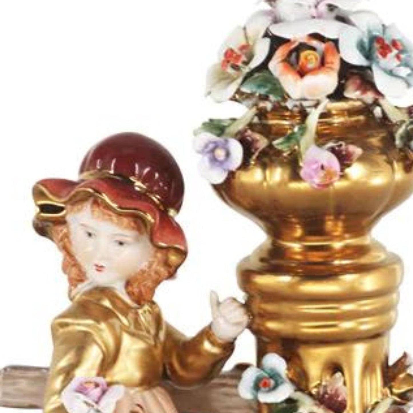 Girl With Flowers Figurine