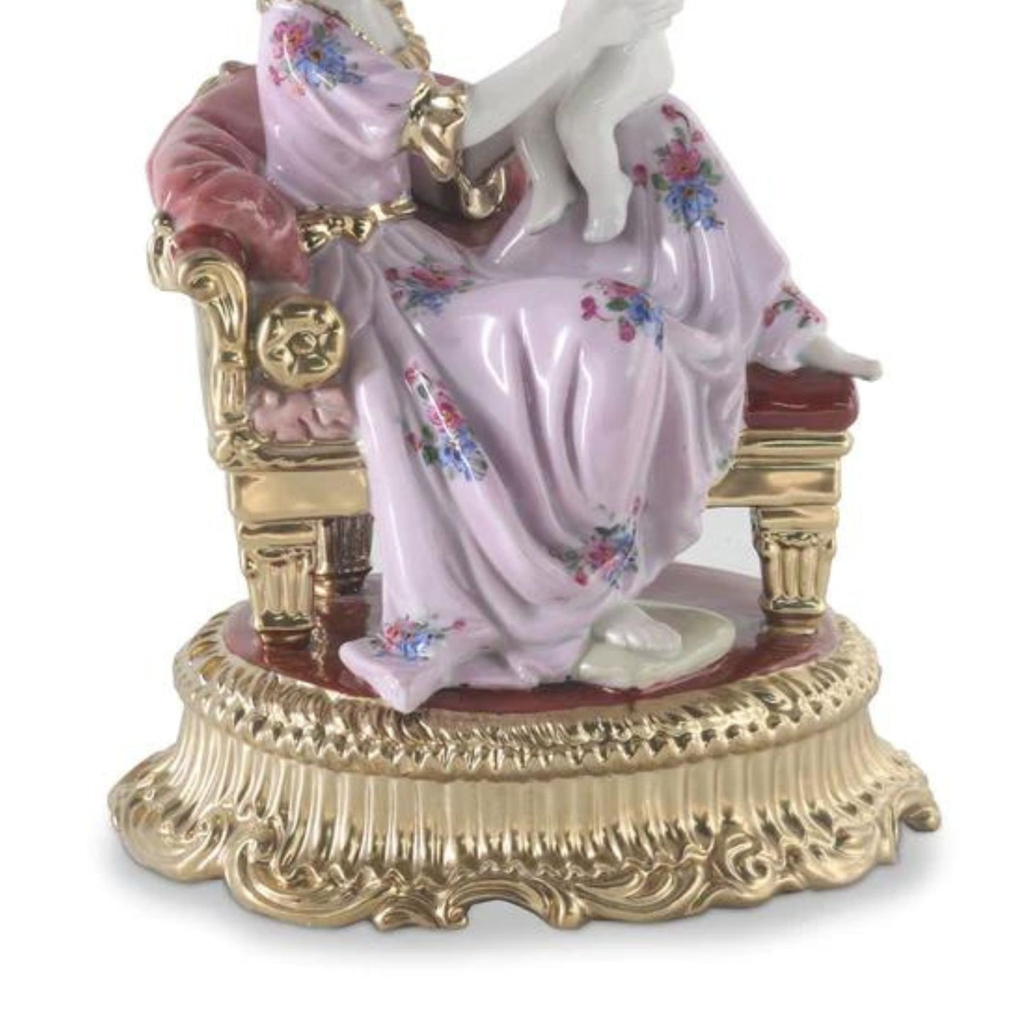 Mother and Child Porcelain Figurine