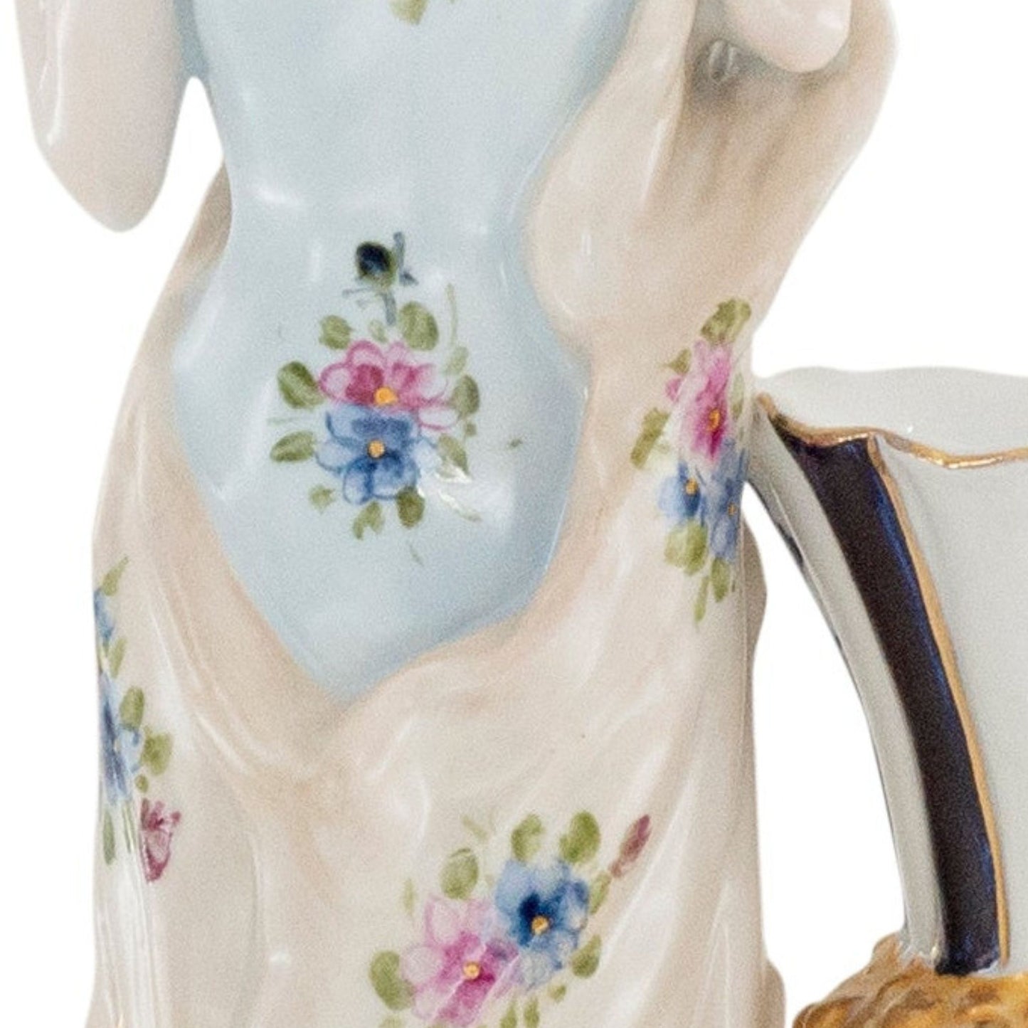 Florero de estatuilla de señora