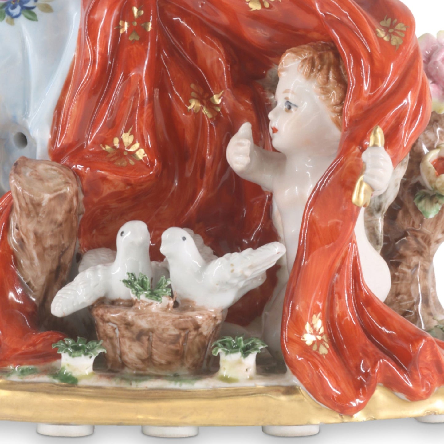 Mother and Child Porcelain Figurine