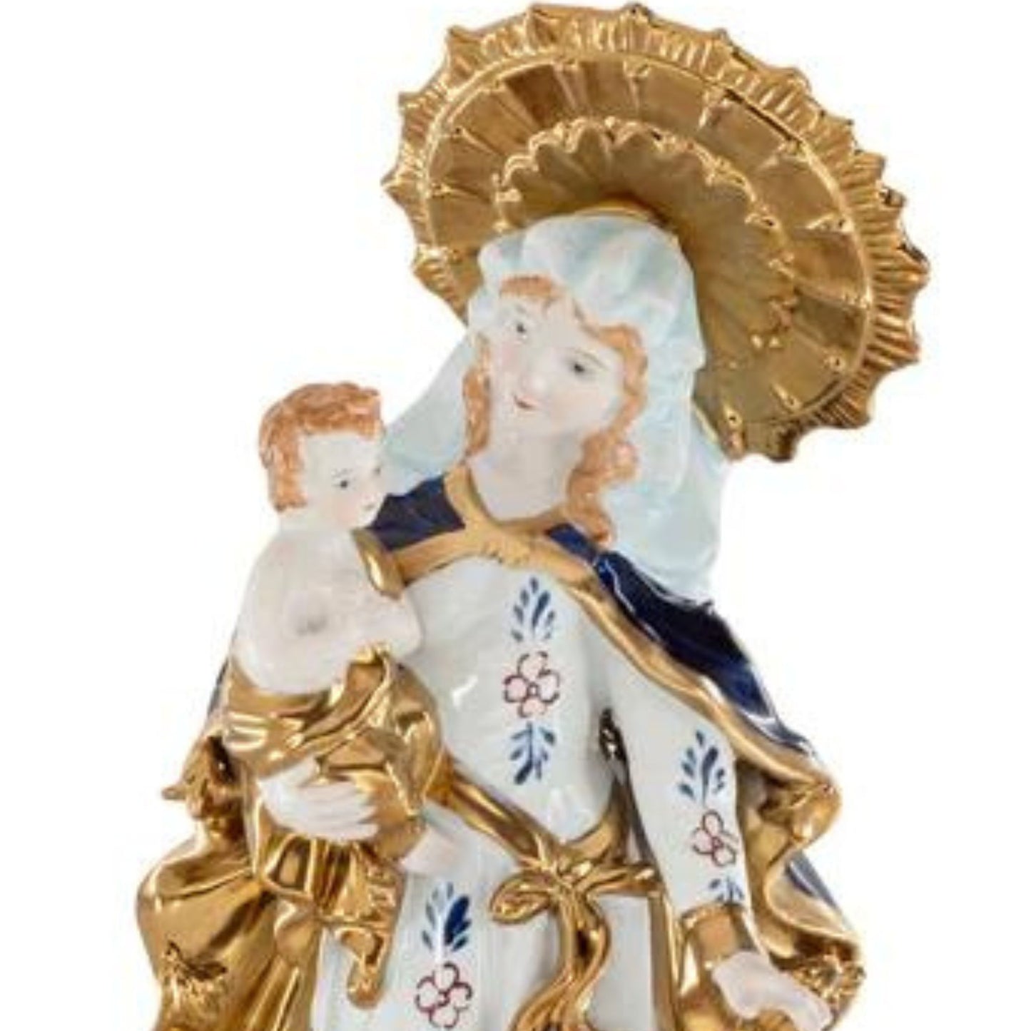 Mary and Child Porcelain Figurine