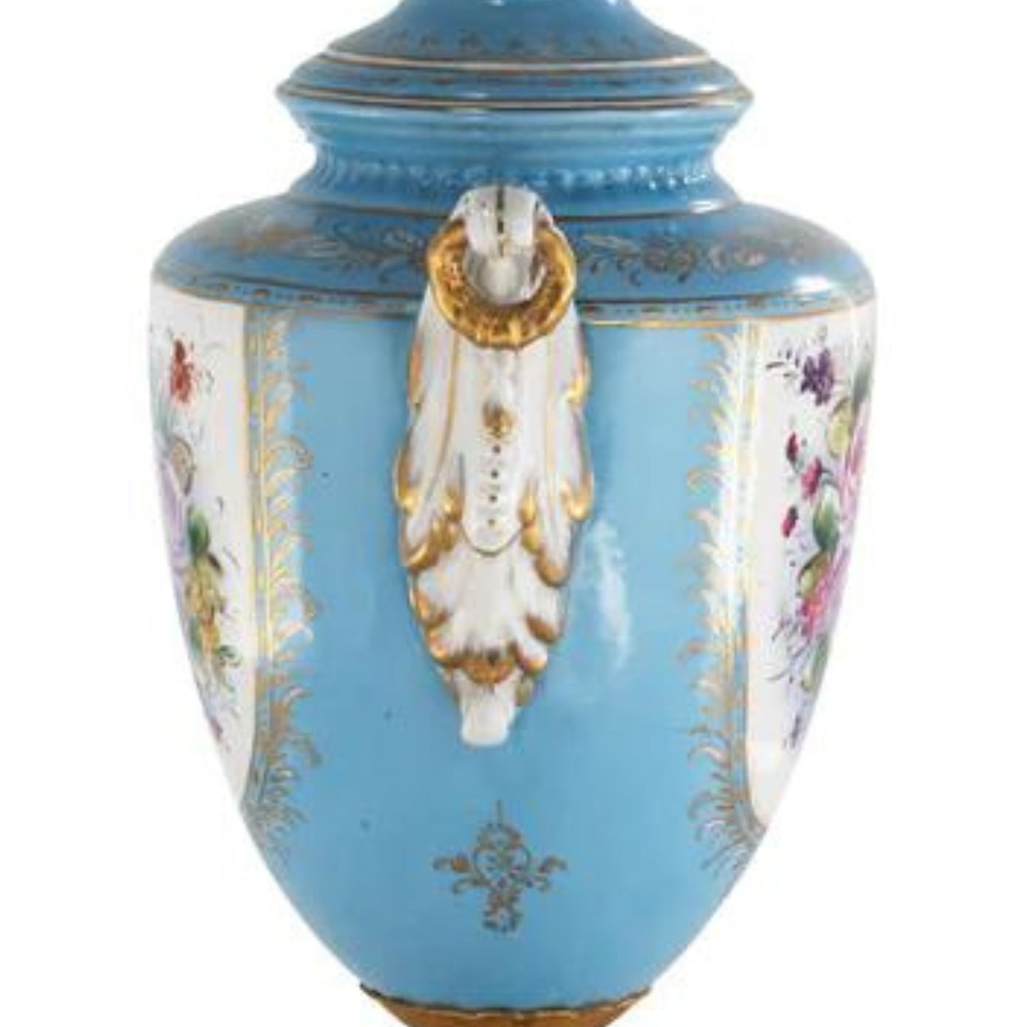 Tarro Floral Barroco Porcelana
