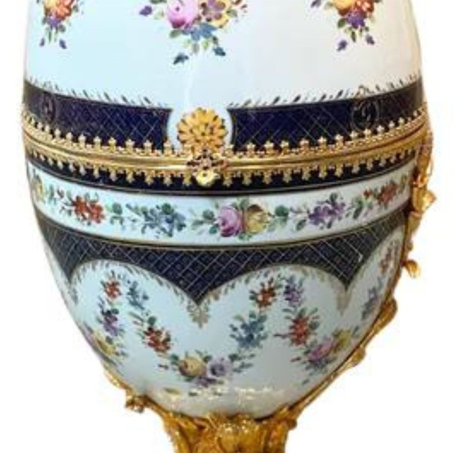 Tarro de huevos de mesa grande