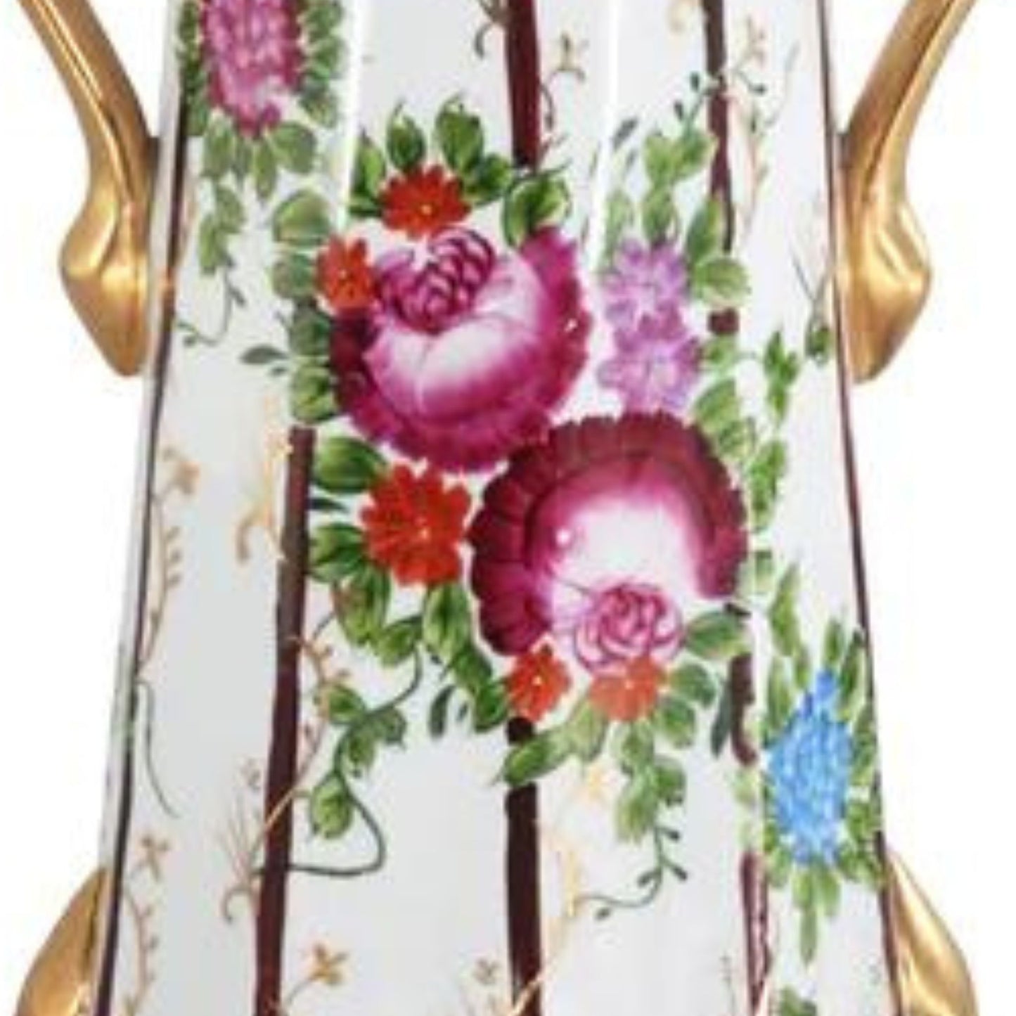 Jarrón de mariposa de porcelana