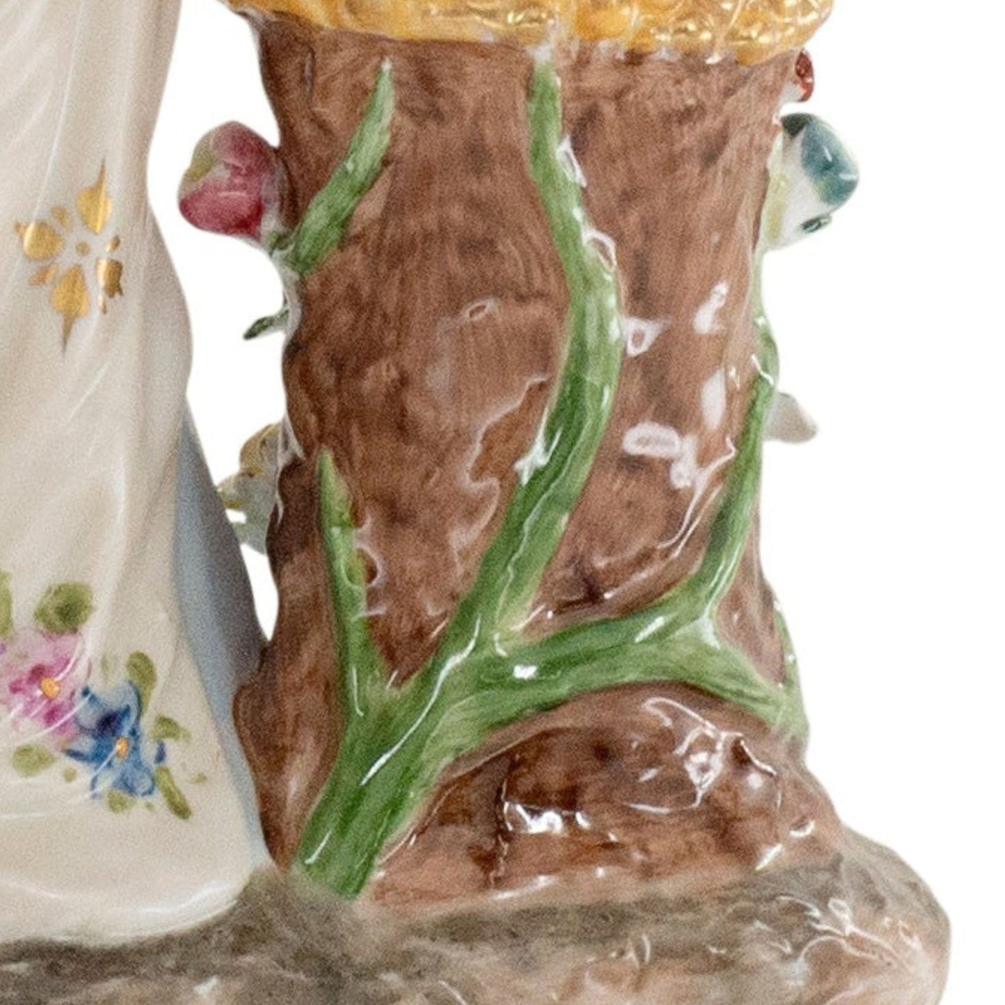 Florero de estatuilla de señora