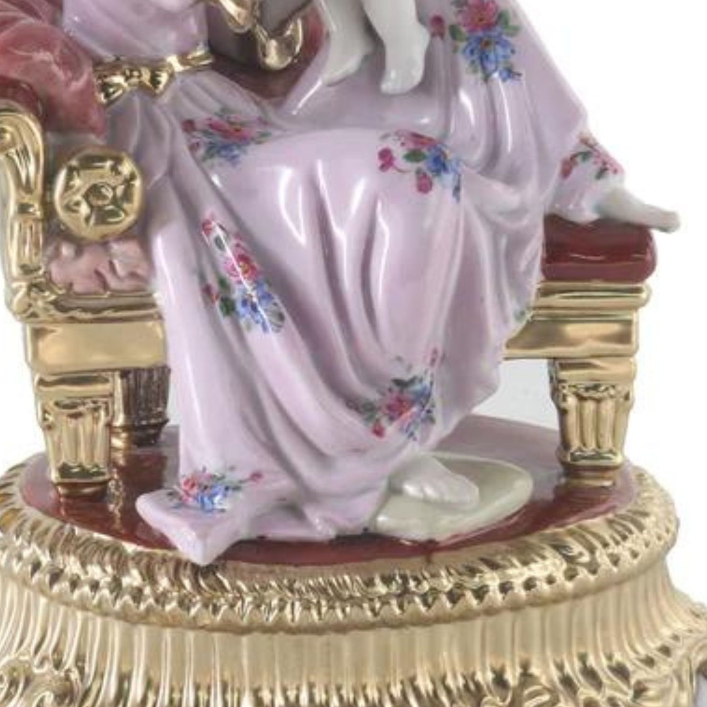 Mother and Child Porcelain Figurine
