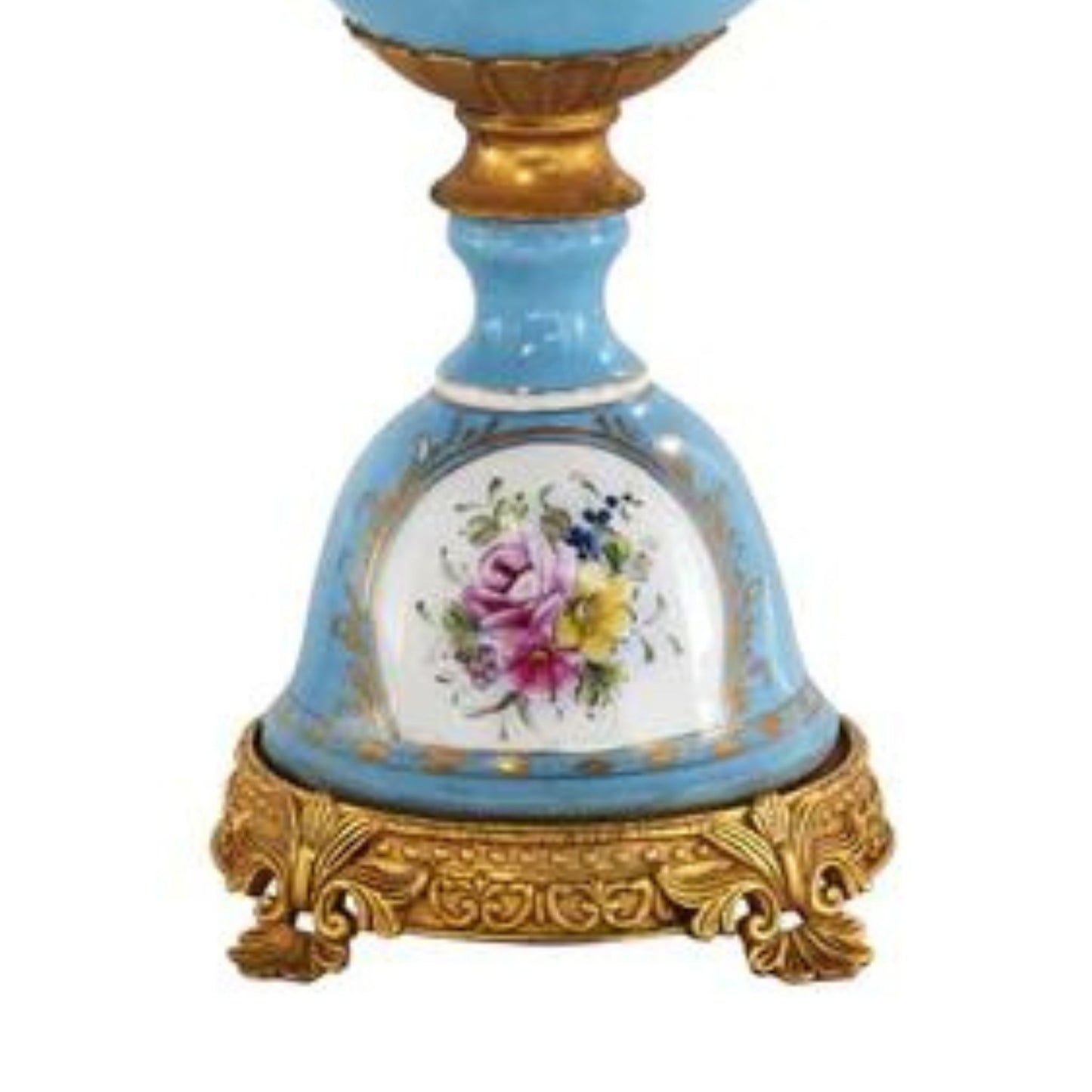 Tarro Floral Barroco Porcelana
