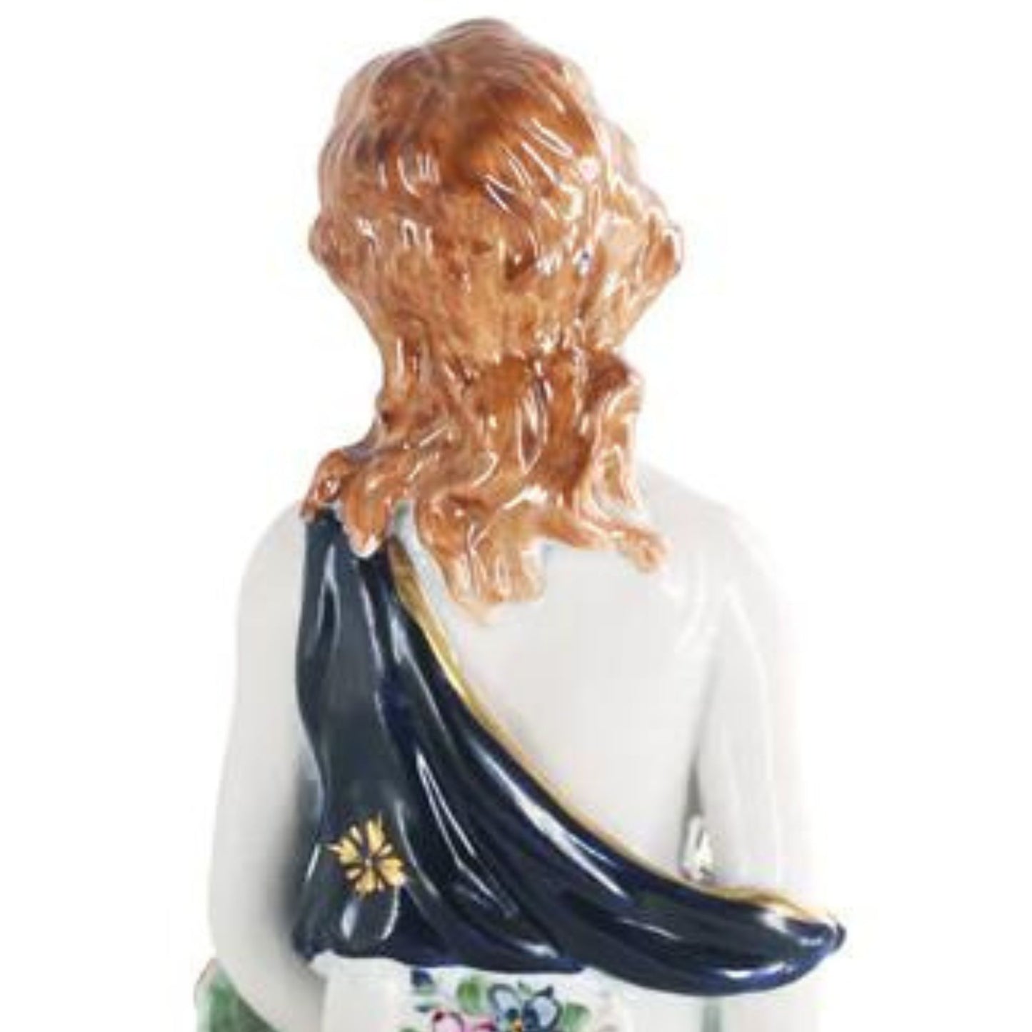 Figura Porcelana Mujer Recogiendo Flores