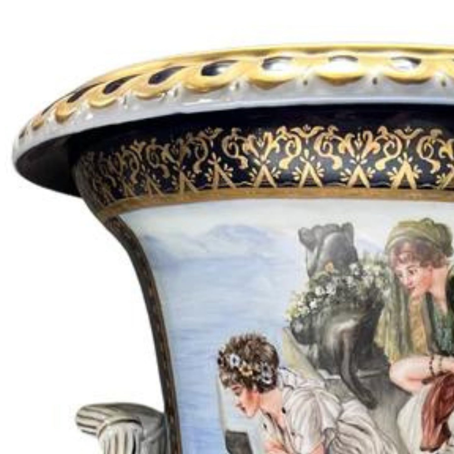 Medium Rococo Krater Pot