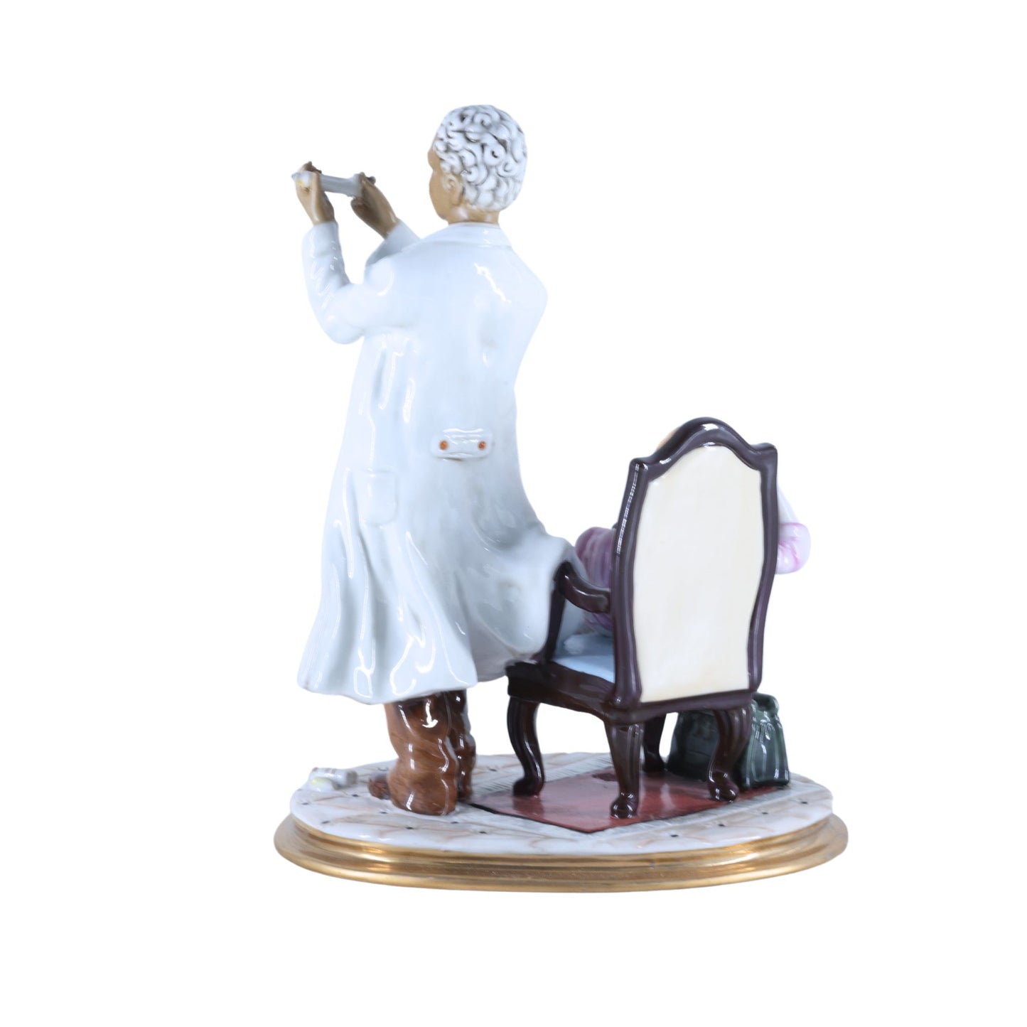 The Doctor Visit Hand-painted Porcelain Figurine