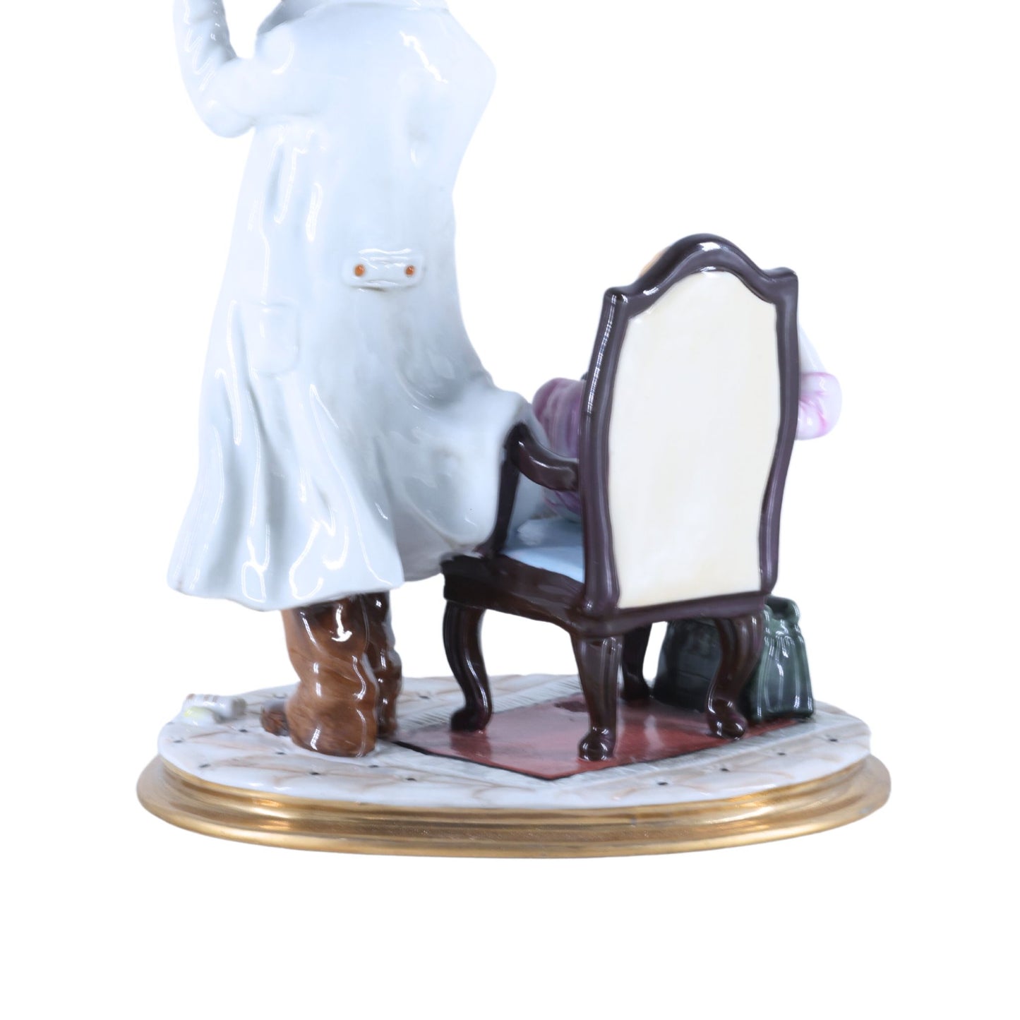 The Doctor Visit Hand-painted Porcelain Figurine