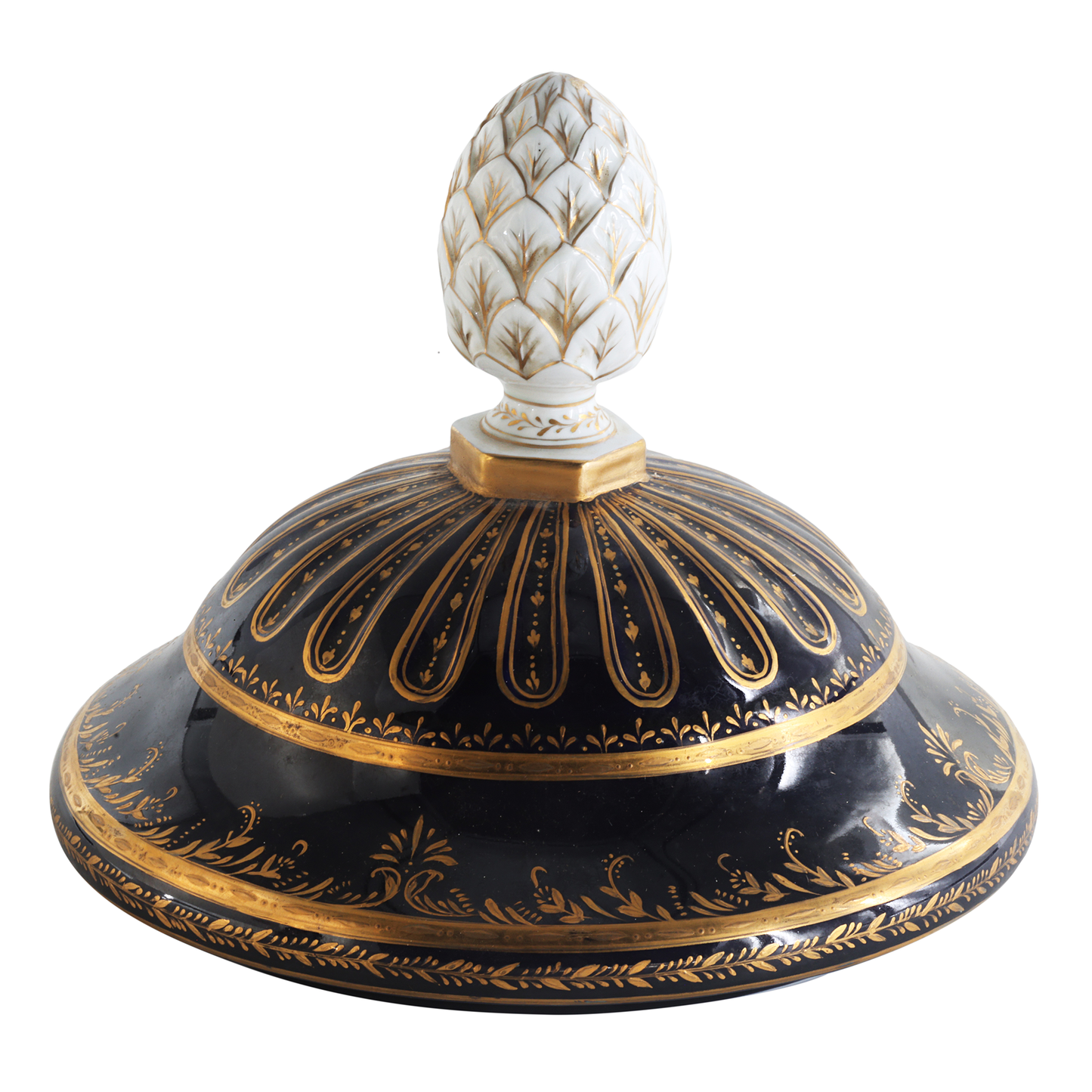 Hand Painted Rococo Style Porcelain Vase