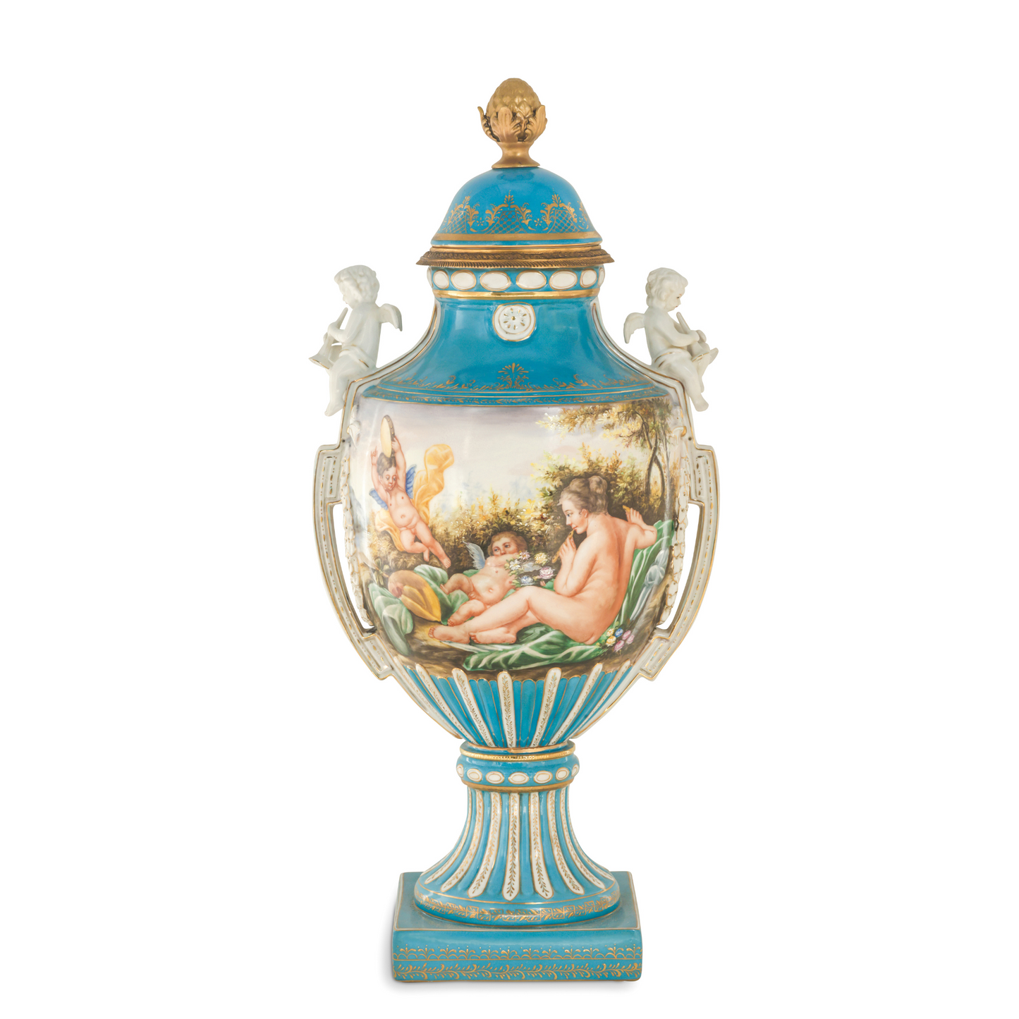 Gorgeous Hand Painted Porcelain Vase