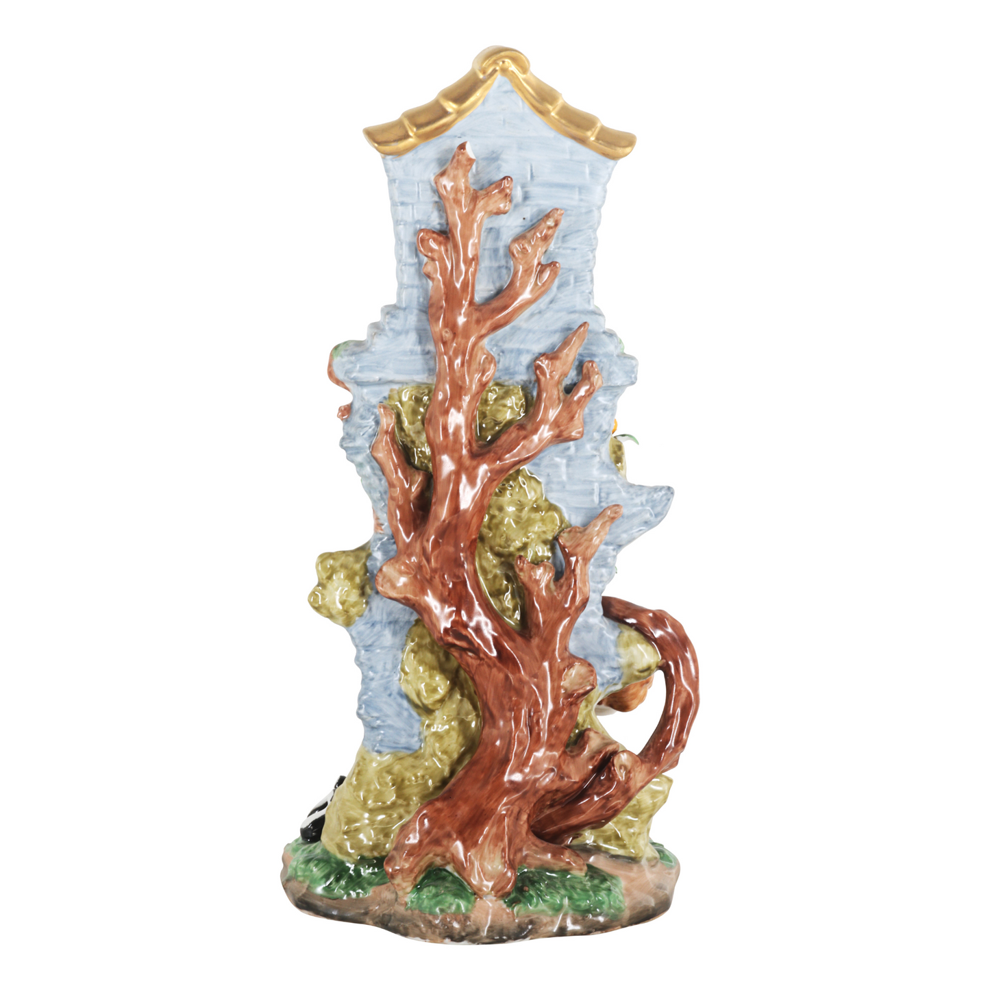 Hand-painted Rococo Style Children Playing Porcelain Figurine