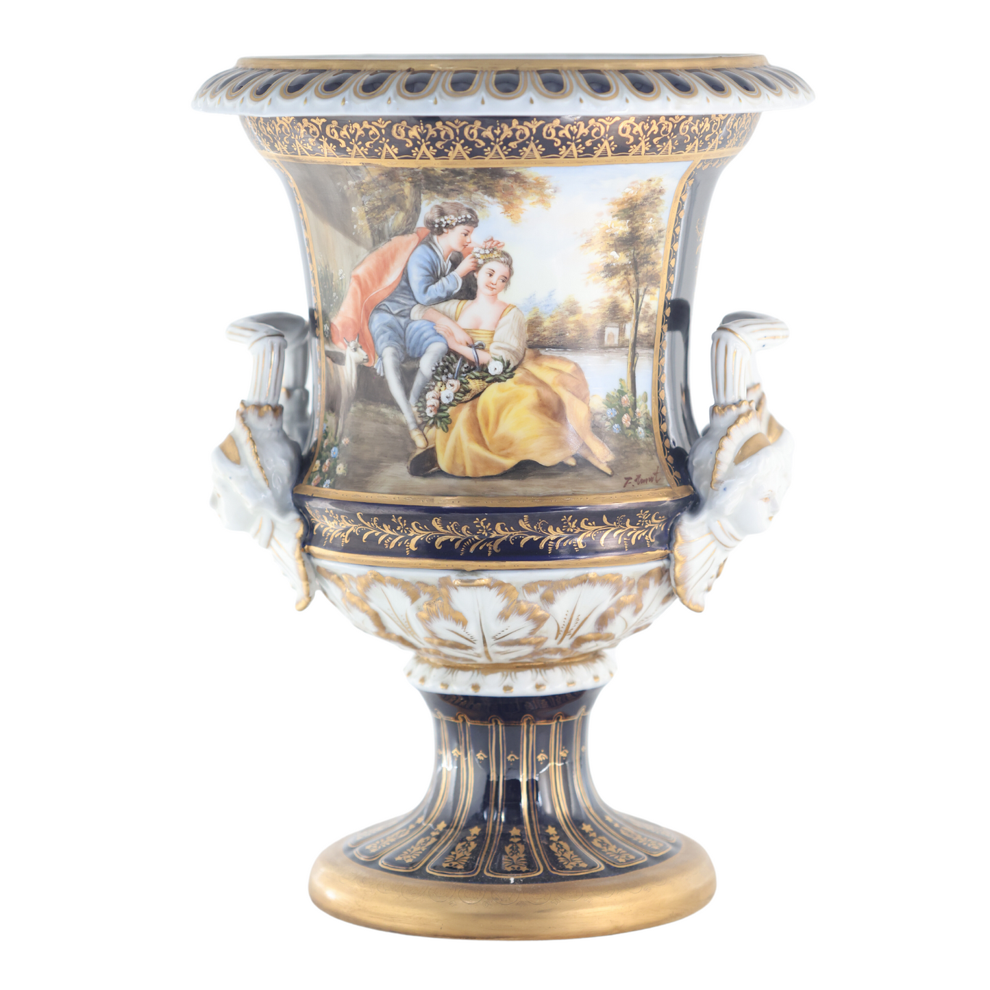 Medium Rococo Krater Pot