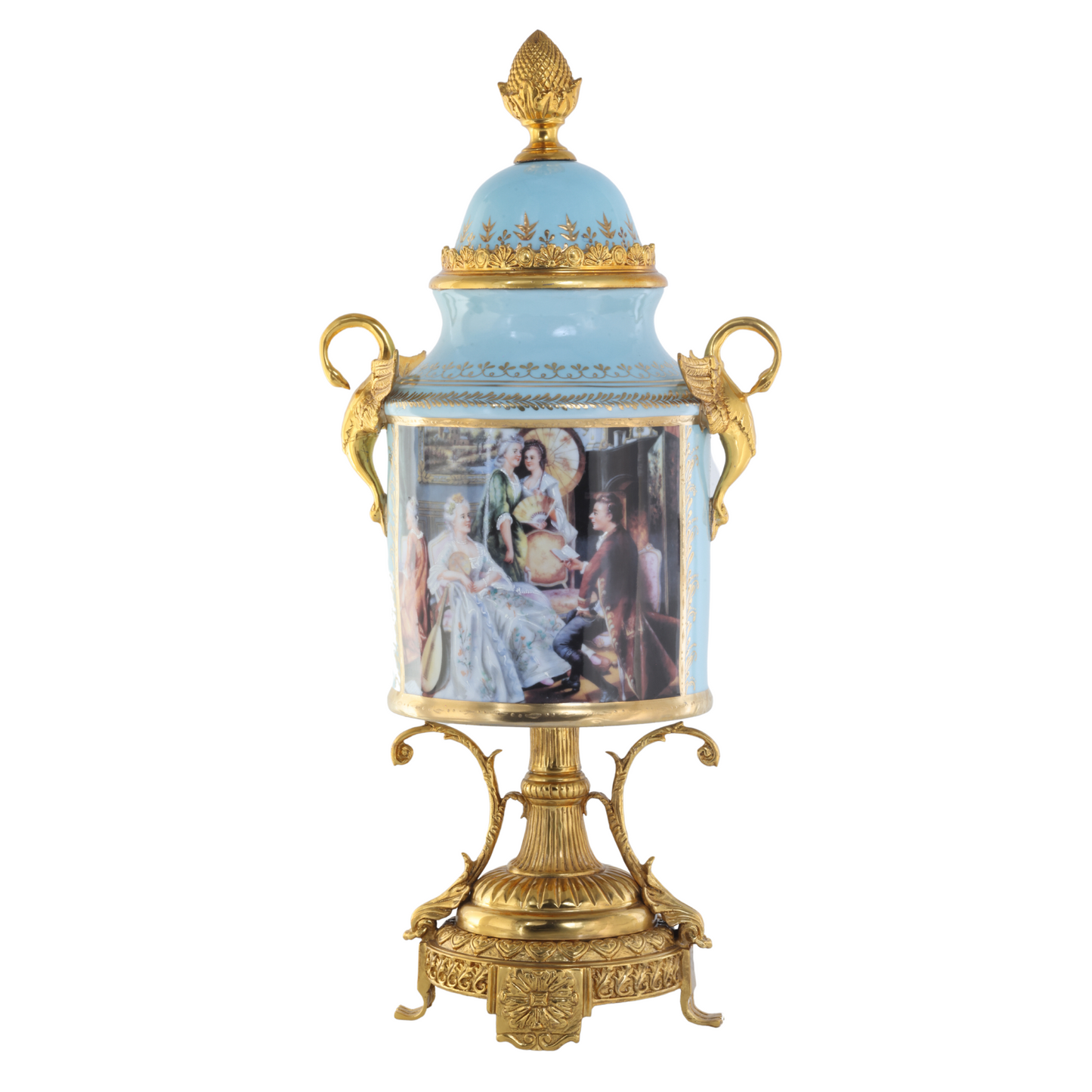 Baroque Motif Jar