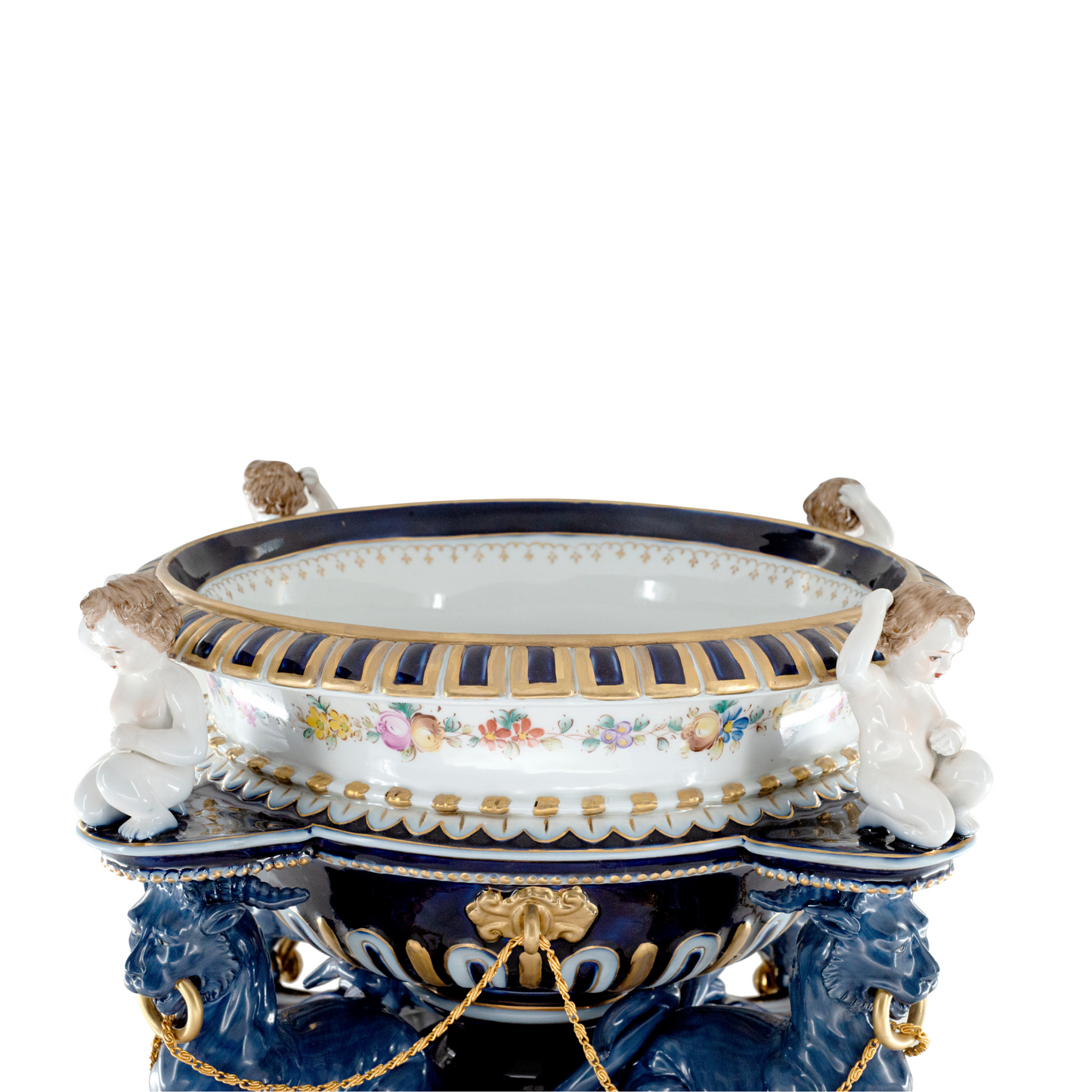 Porcelain Decorative Cherub Bowl