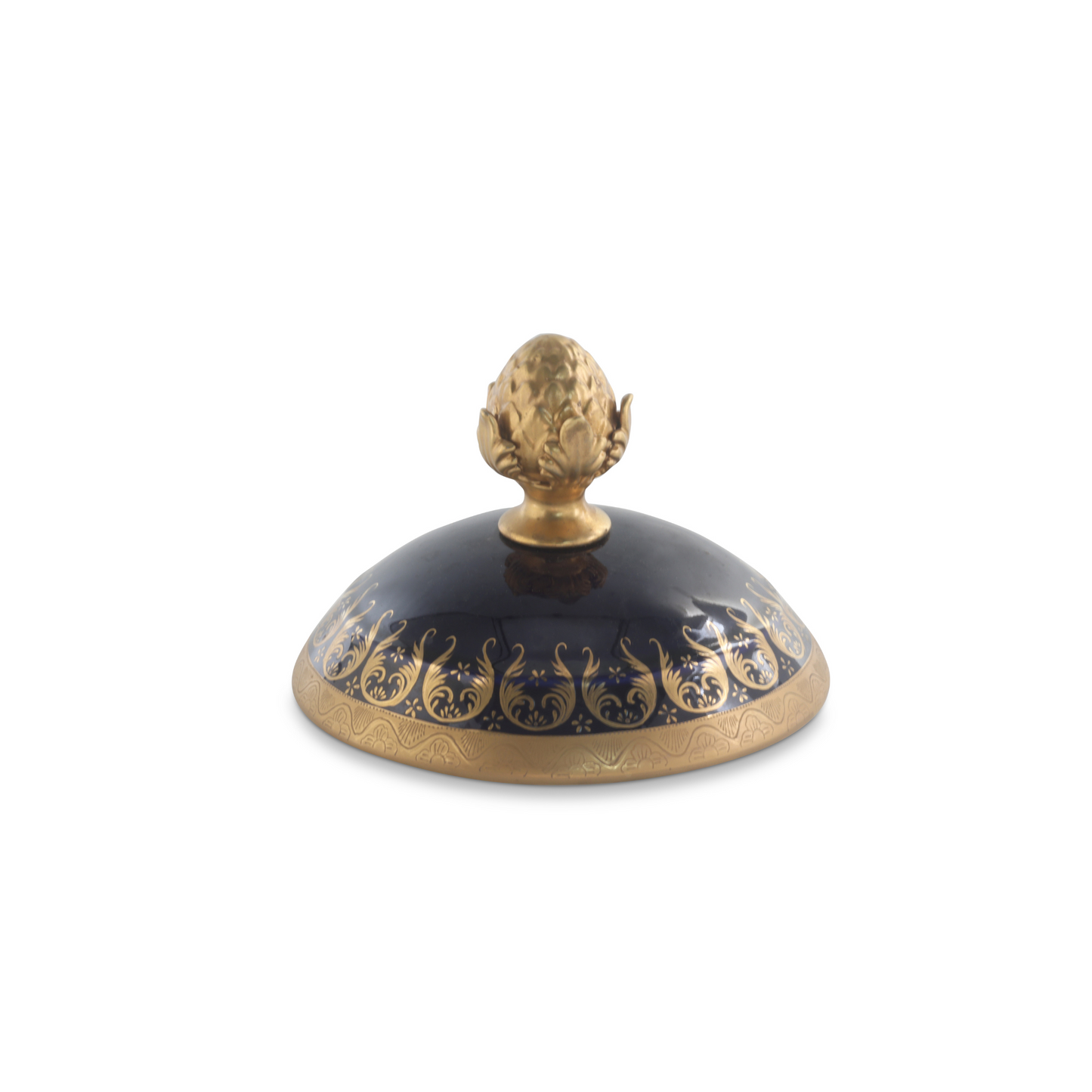 Gorgeous Mythological Hand-painted Porcelain And Bronze Vase