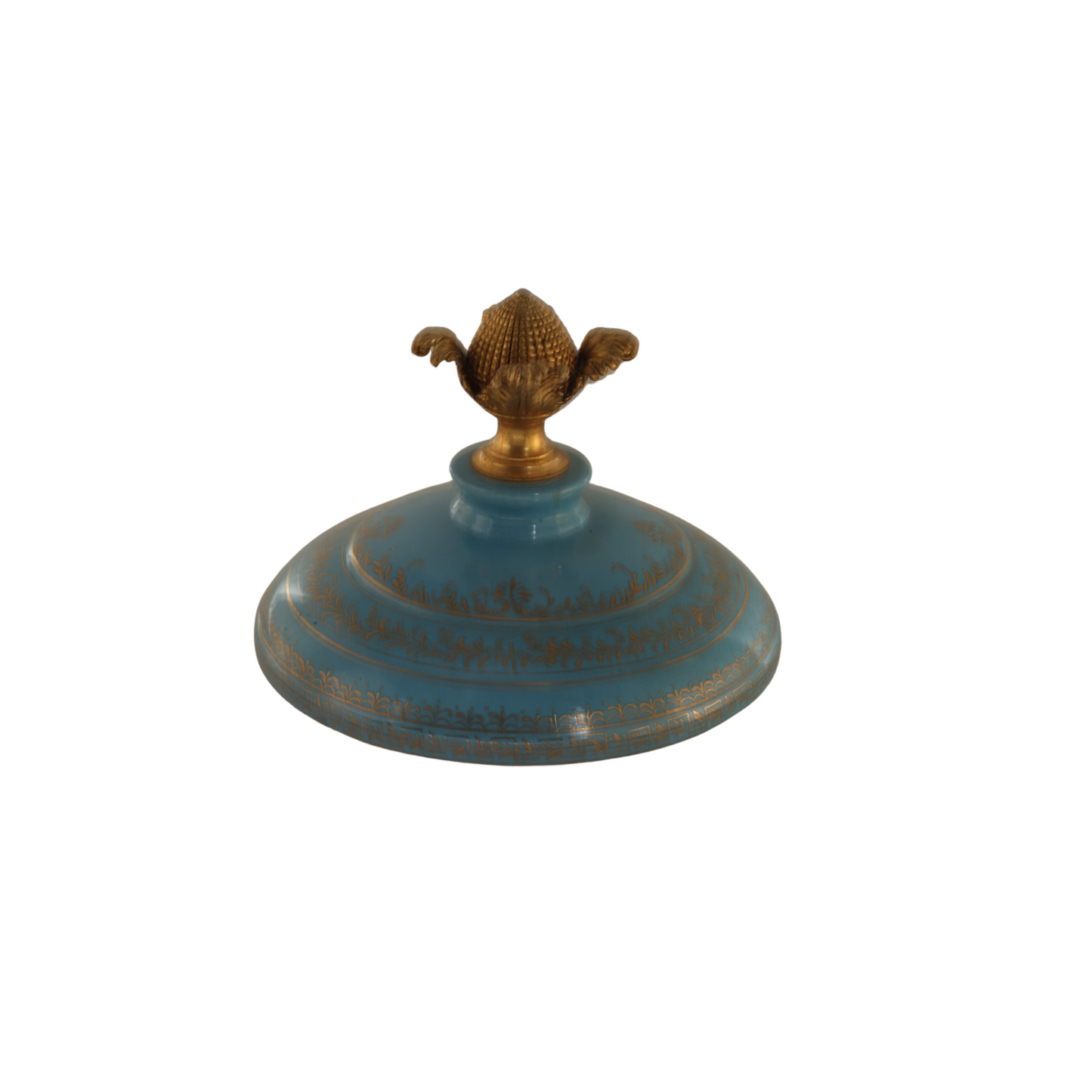 Bronze Handle Porcelain Jar