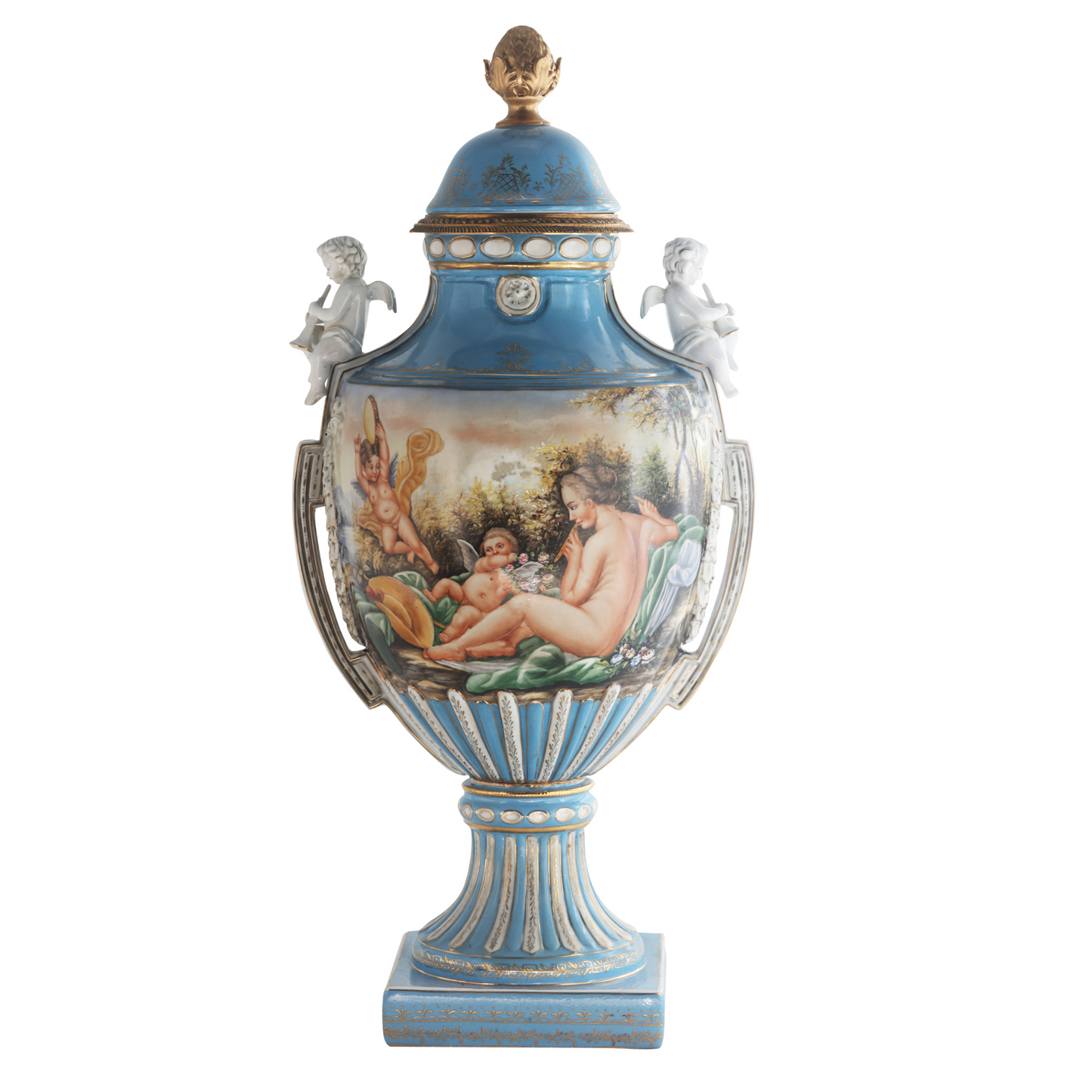 Gorgeous Hand Painted Porcelain Vase