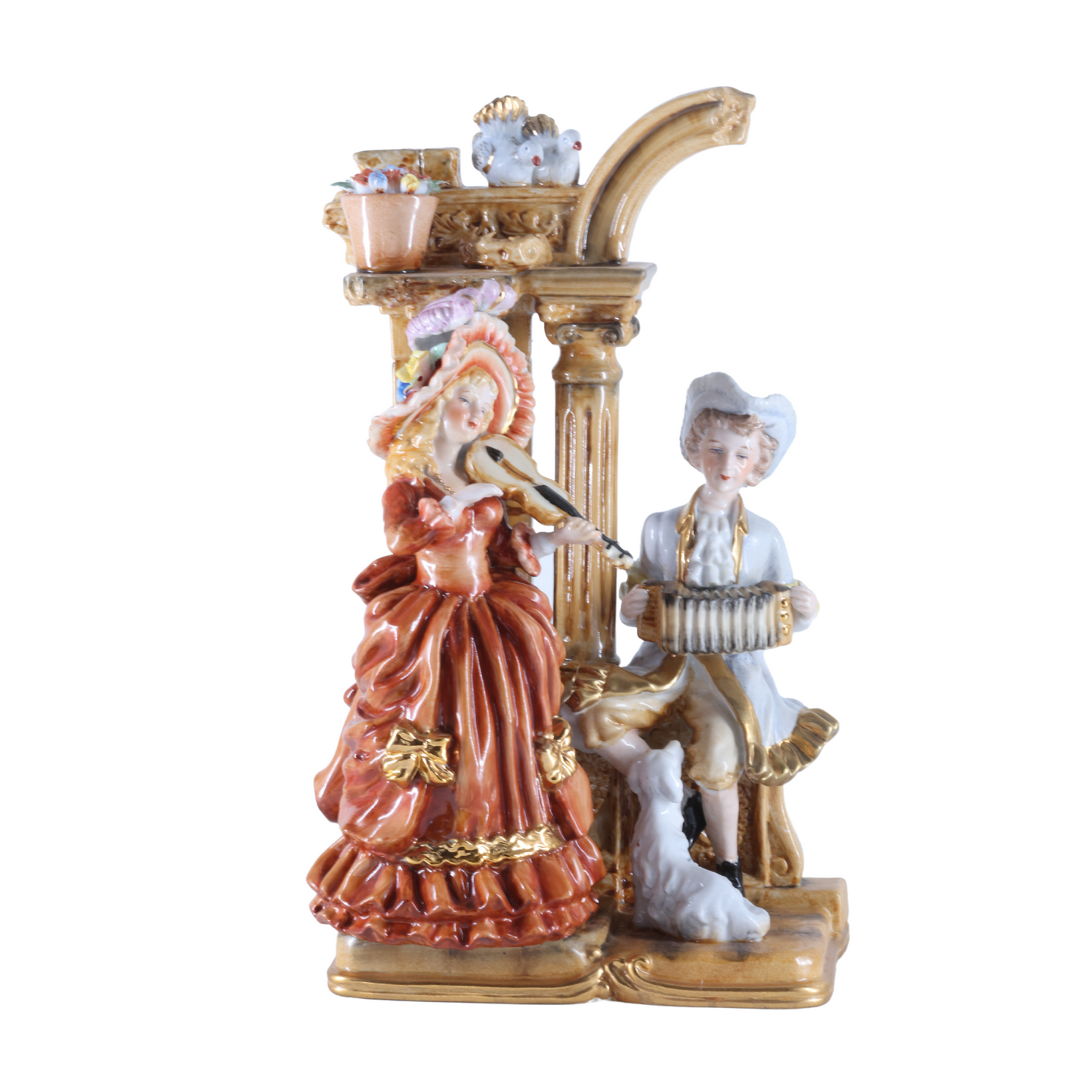 Musicians Porcelain Figurine