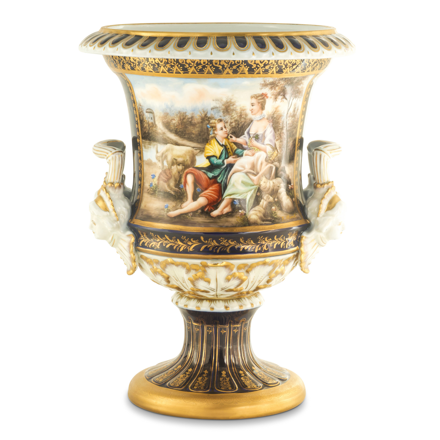 Medium Rococo Krater Pot