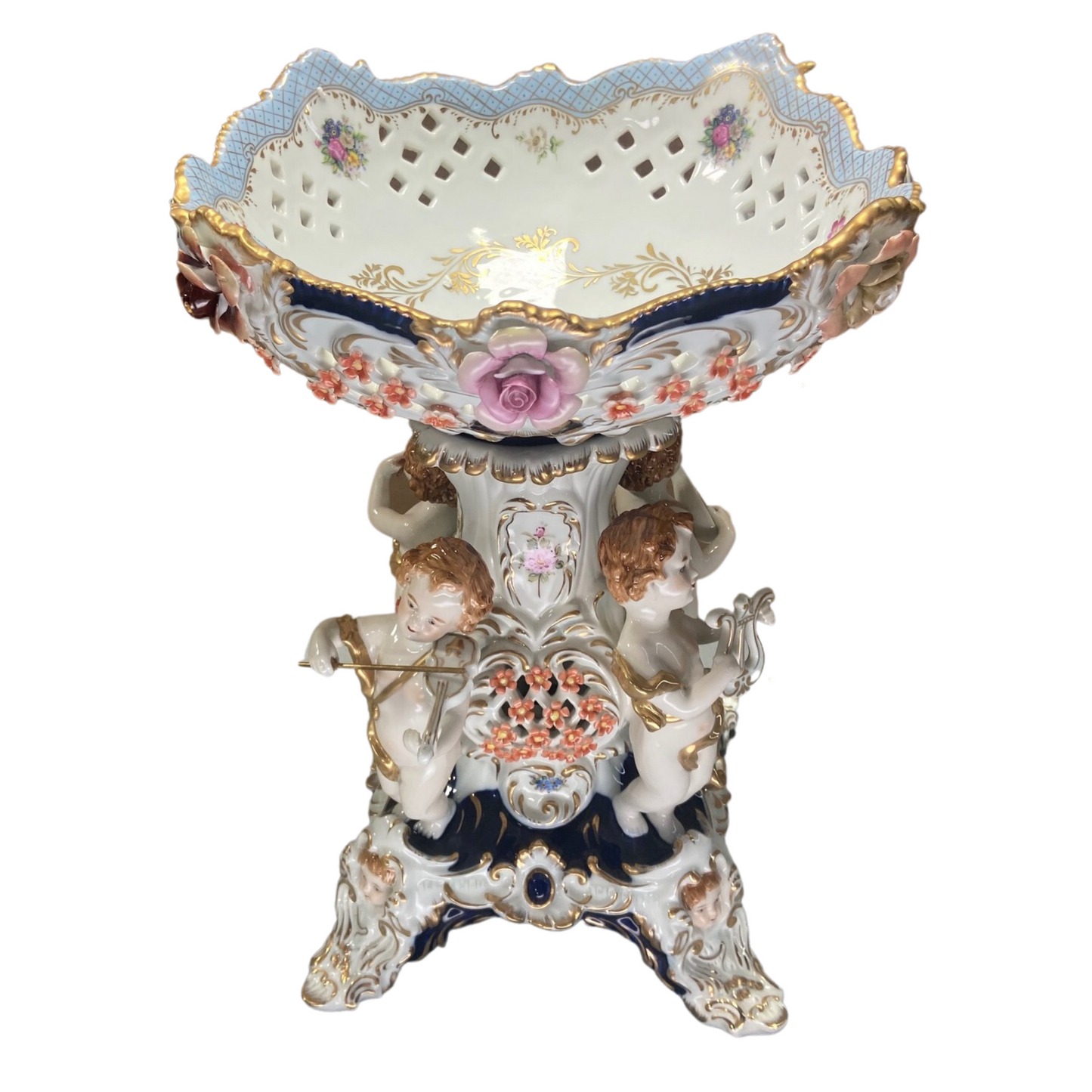 Porcelain Cherub Bowl