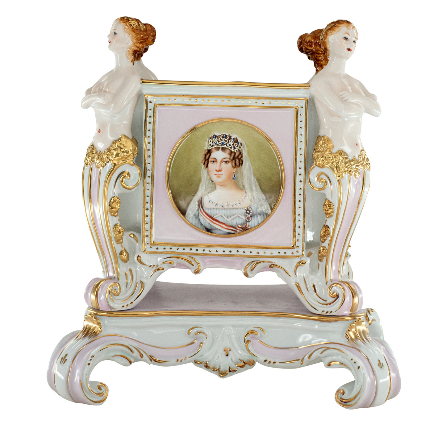 Four Mermaid Square Porcelain Bowl