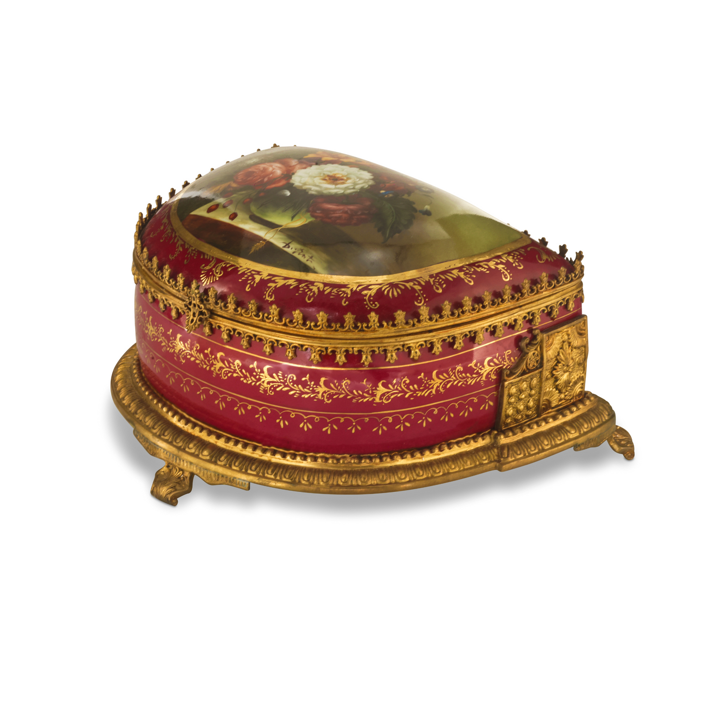 Hand-painted Porcelain Storage Box