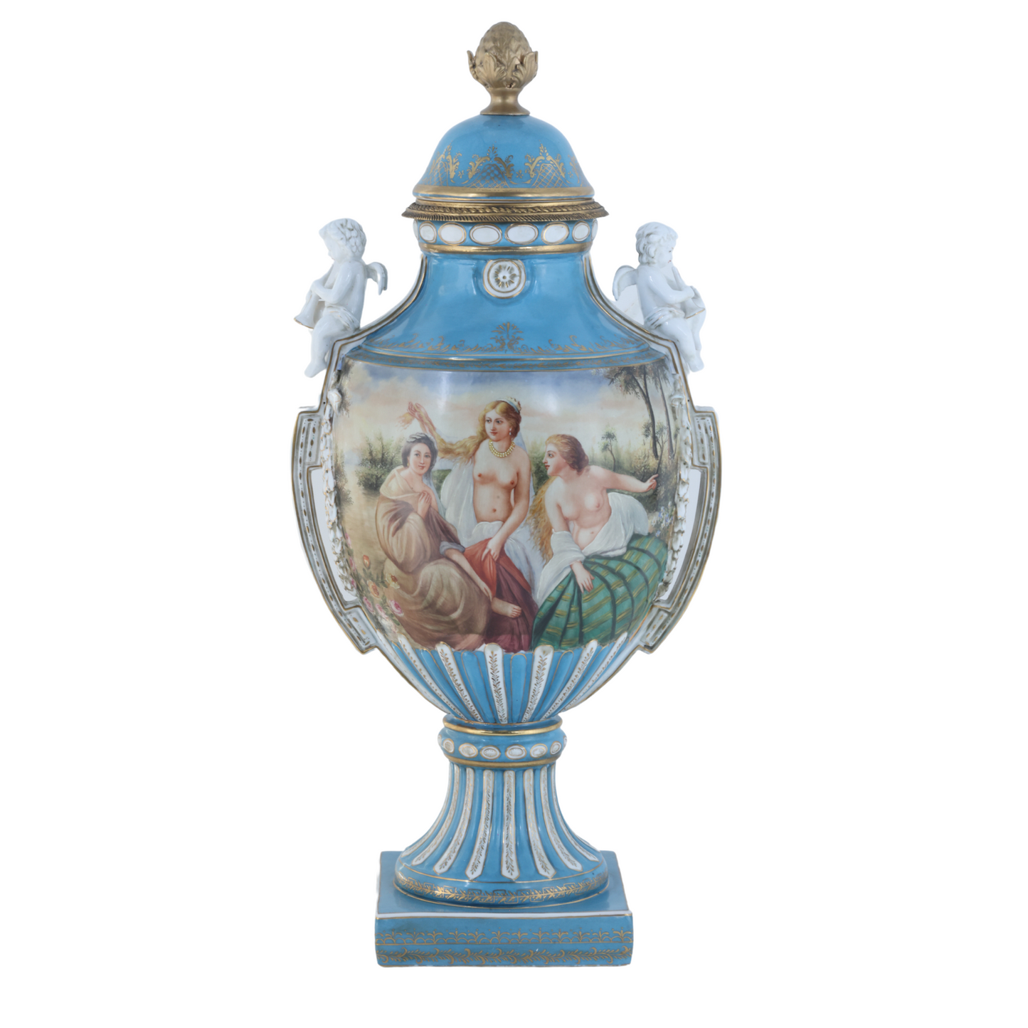 Gorgeous Hand Painted Porcelain Vase