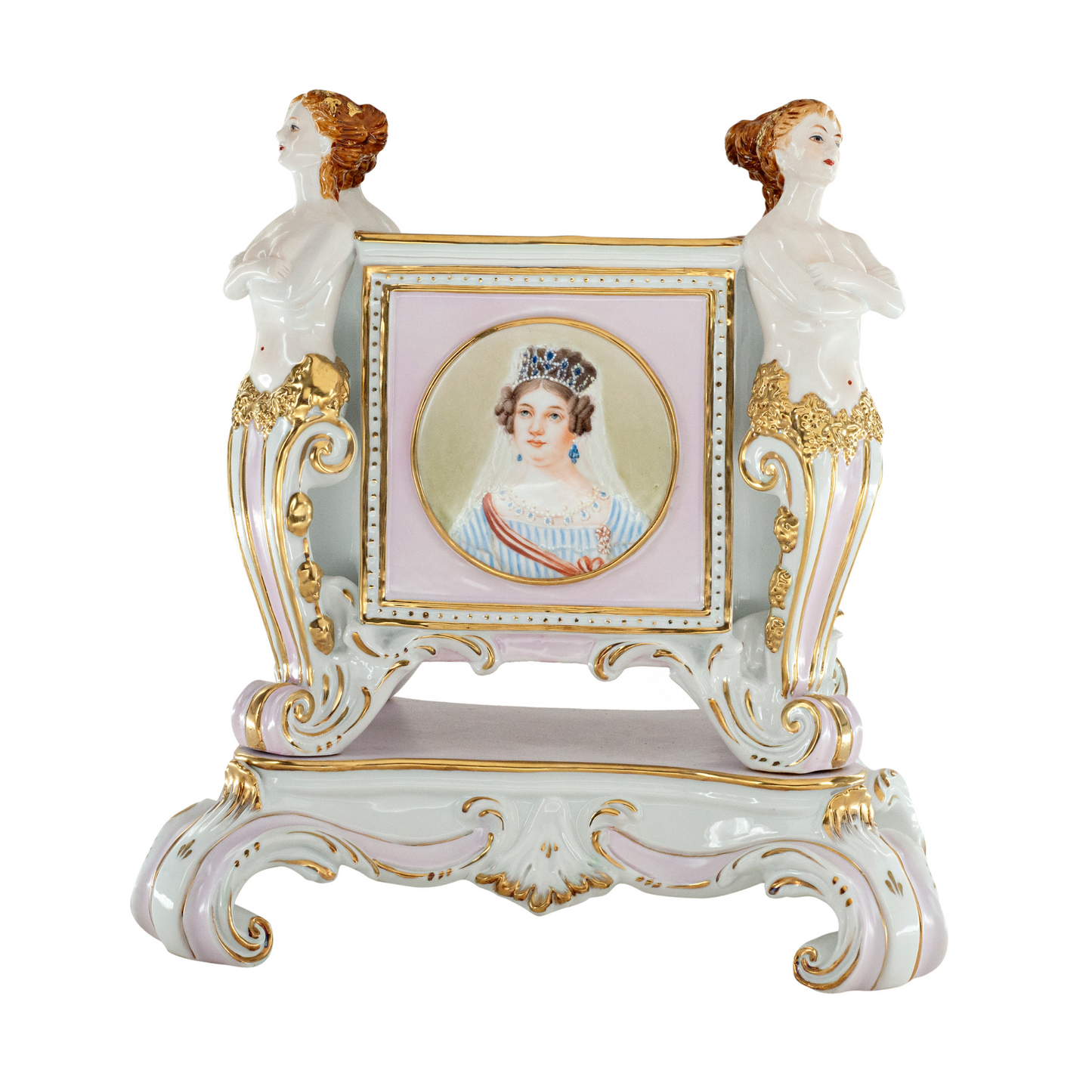 Four Mermaid Square Porcelain Bowl