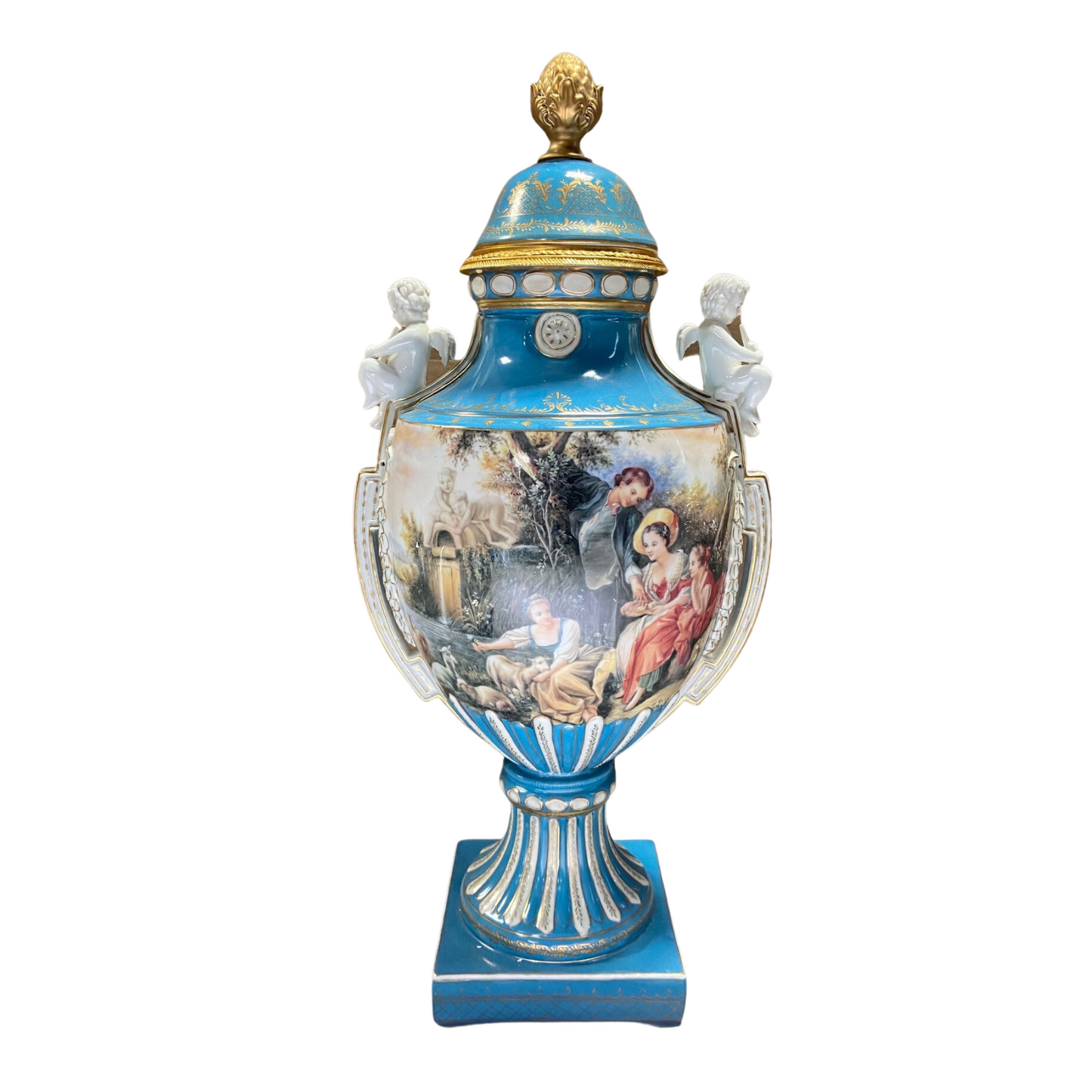 Gorgeous Hand Painted Porcelain Vase