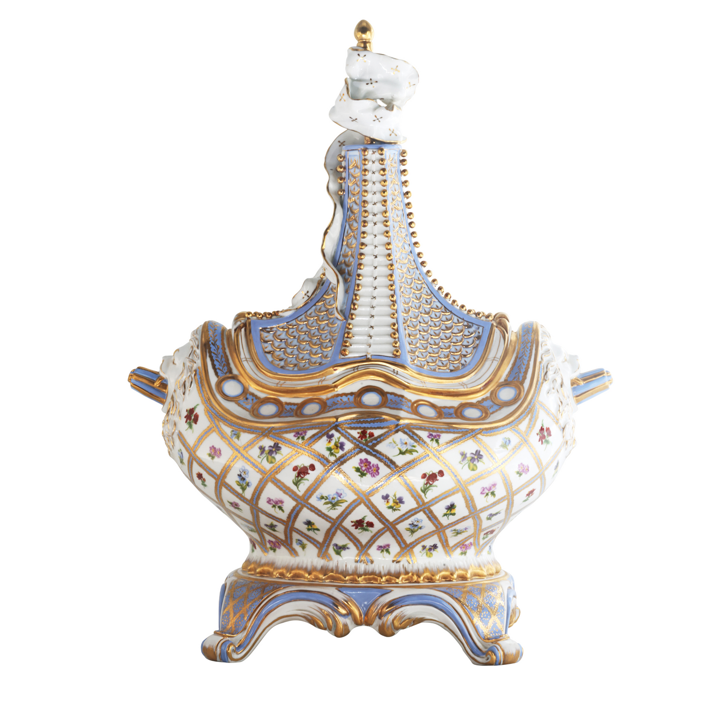 Potpourri Hand-painted Jar