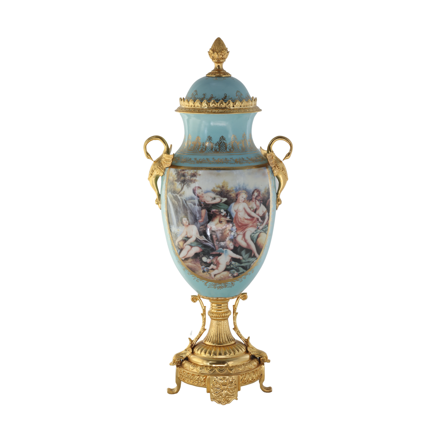 Baroque Motif Jar