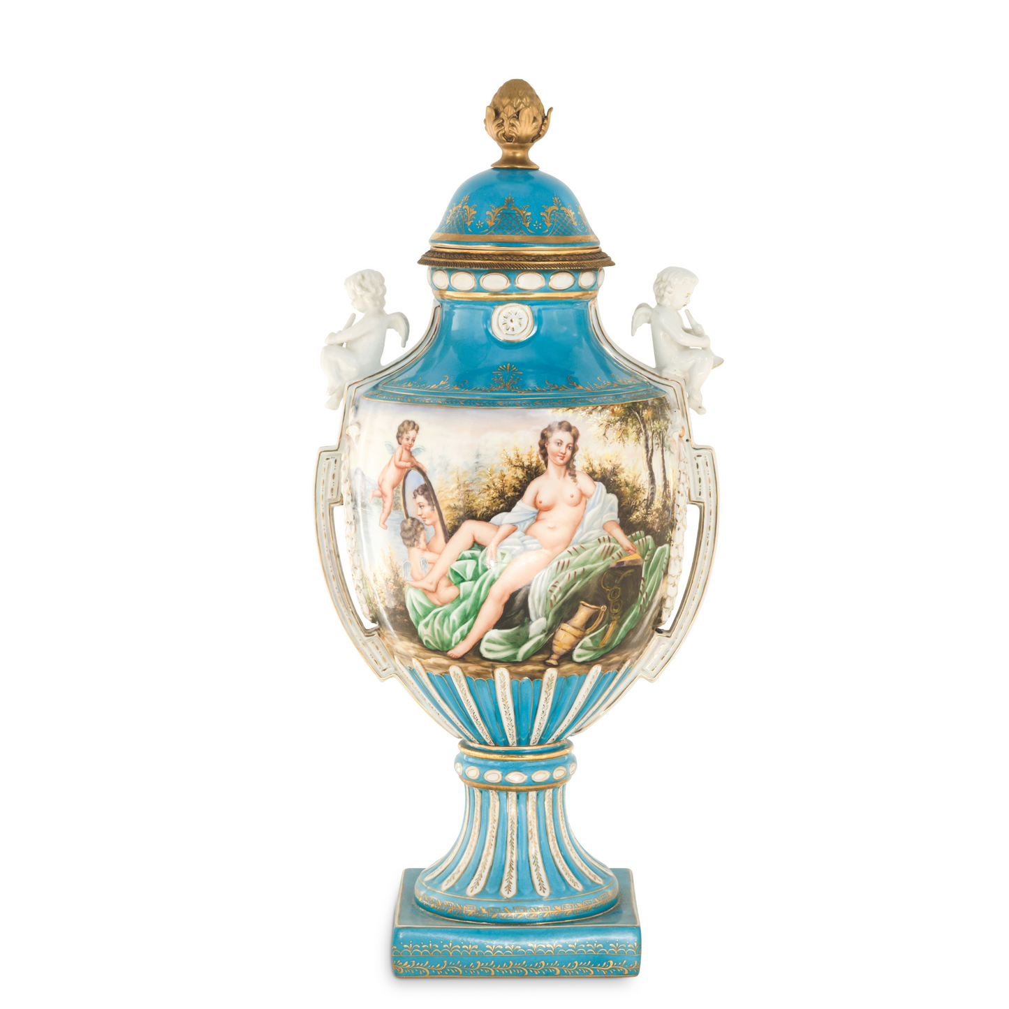 Gorgeous Hand Painted Porcelain Vase